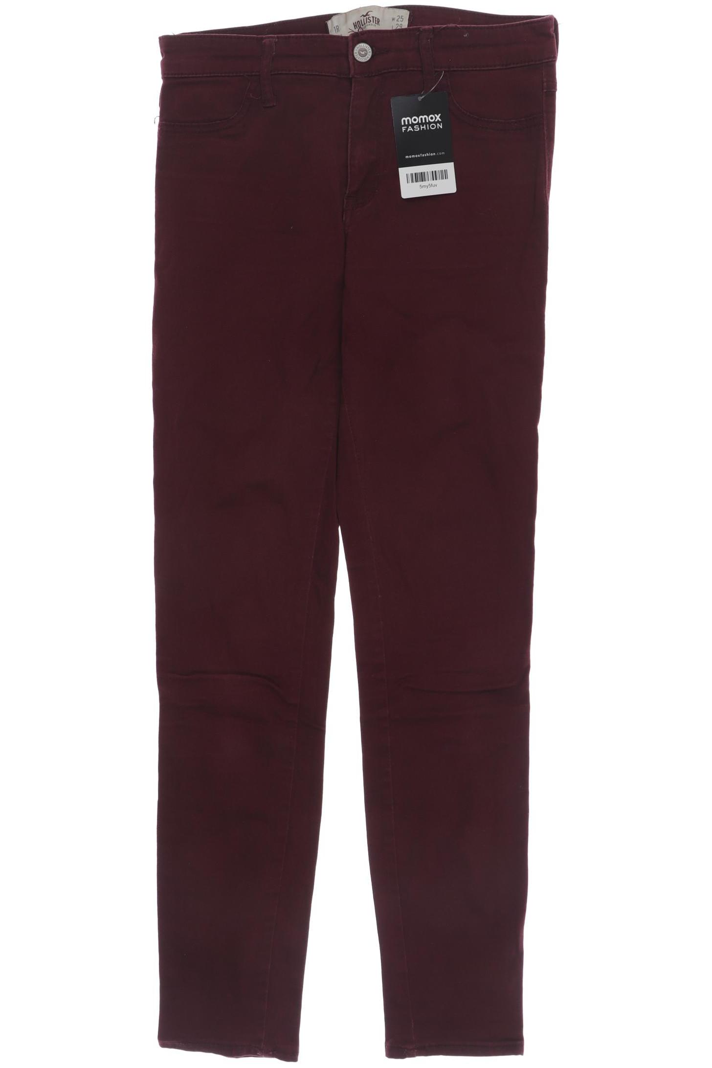 

Hollister Damen Jeans, bordeaux