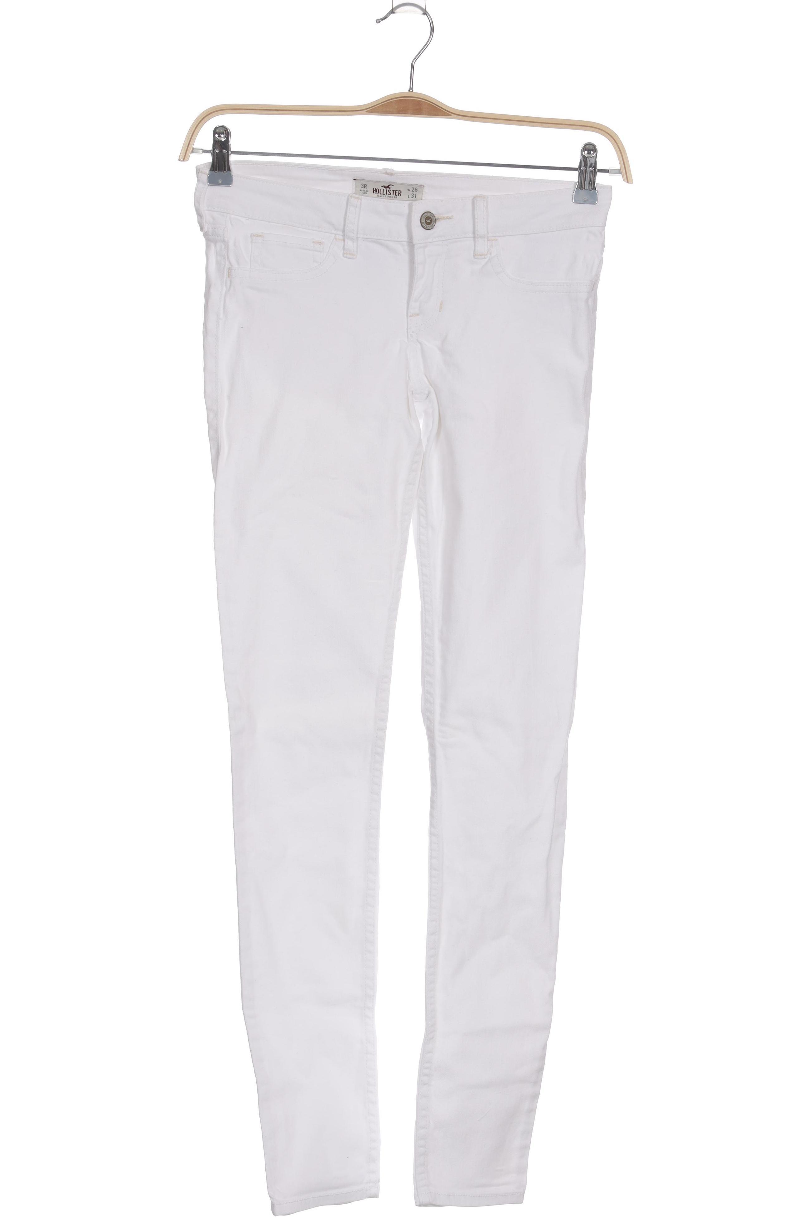 

Hollister Damen Jeans, weiß, Gr. 26