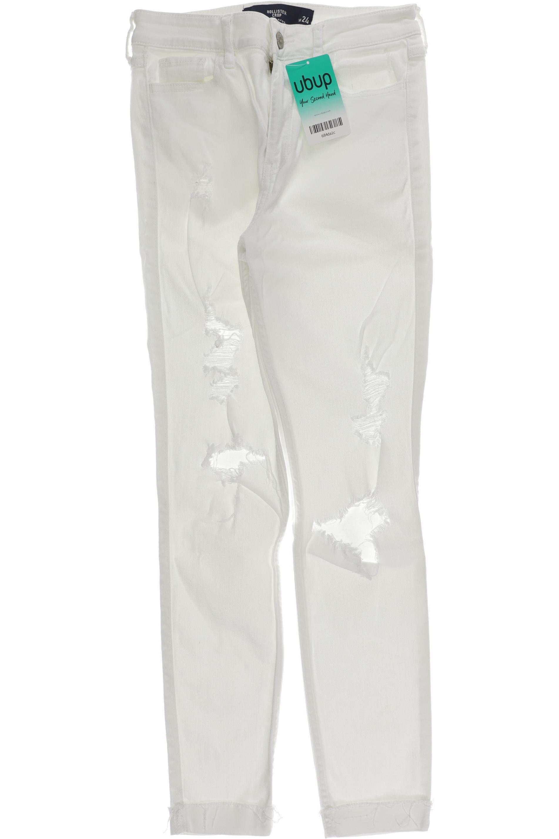 

Hollister Damen Jeans, weiß, Gr. 24