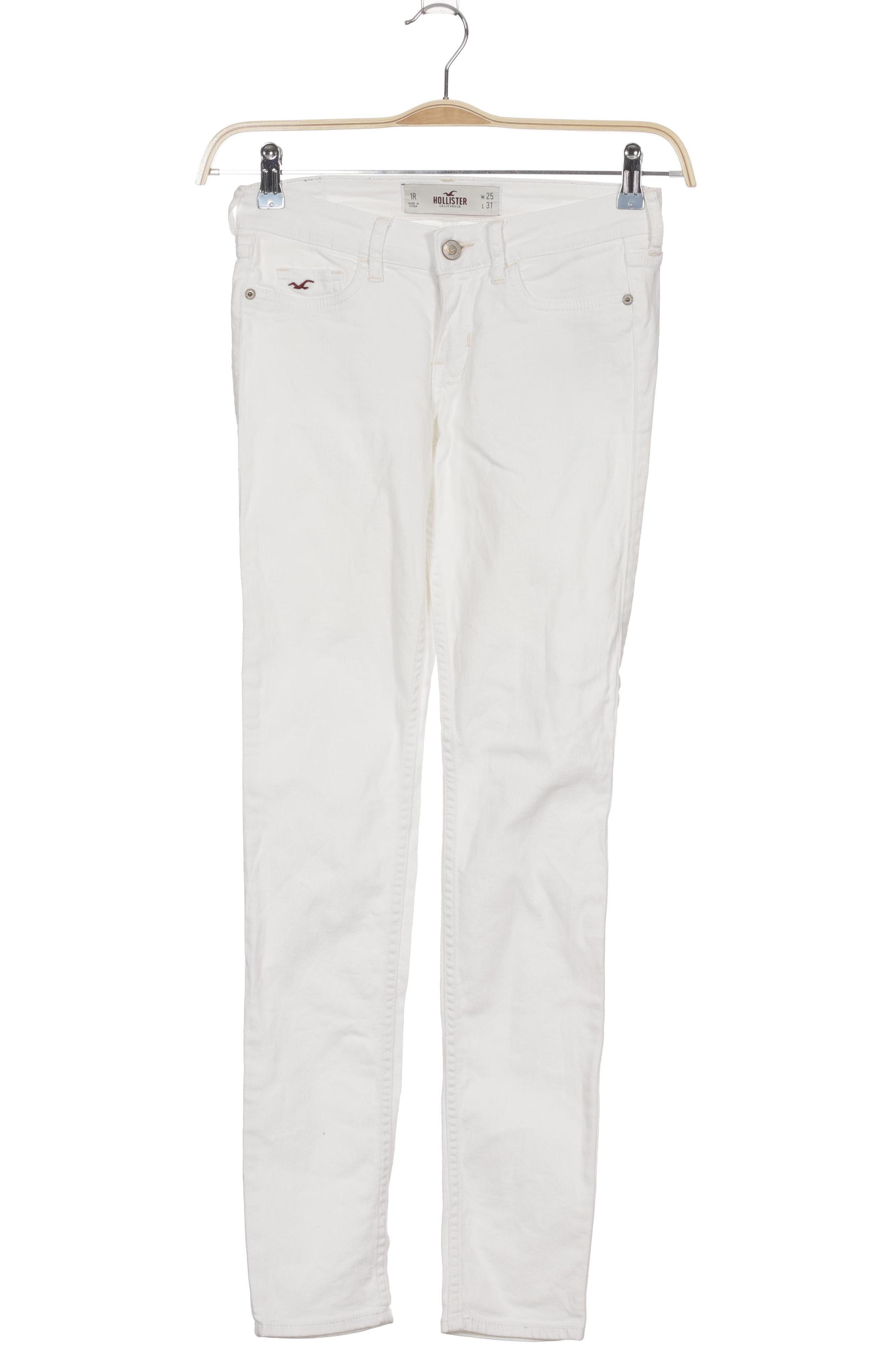 

Hollister Damen Jeans, weiß, Gr. 25