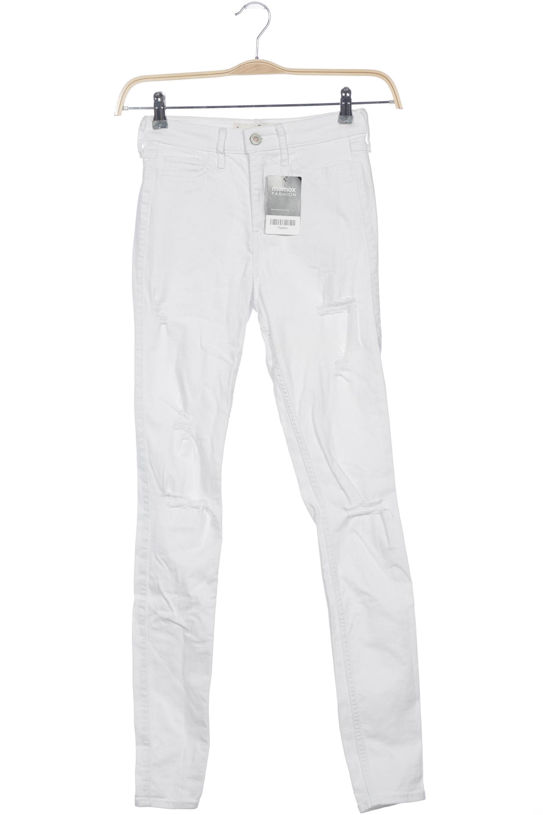 

Hollister Damen Jeans, weiß, Gr. 25