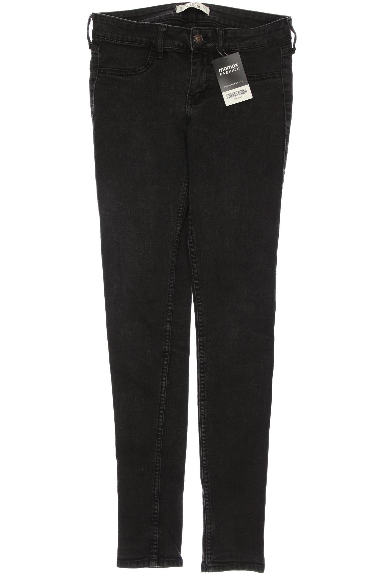 

Hollister Damen Jeans, schwarz