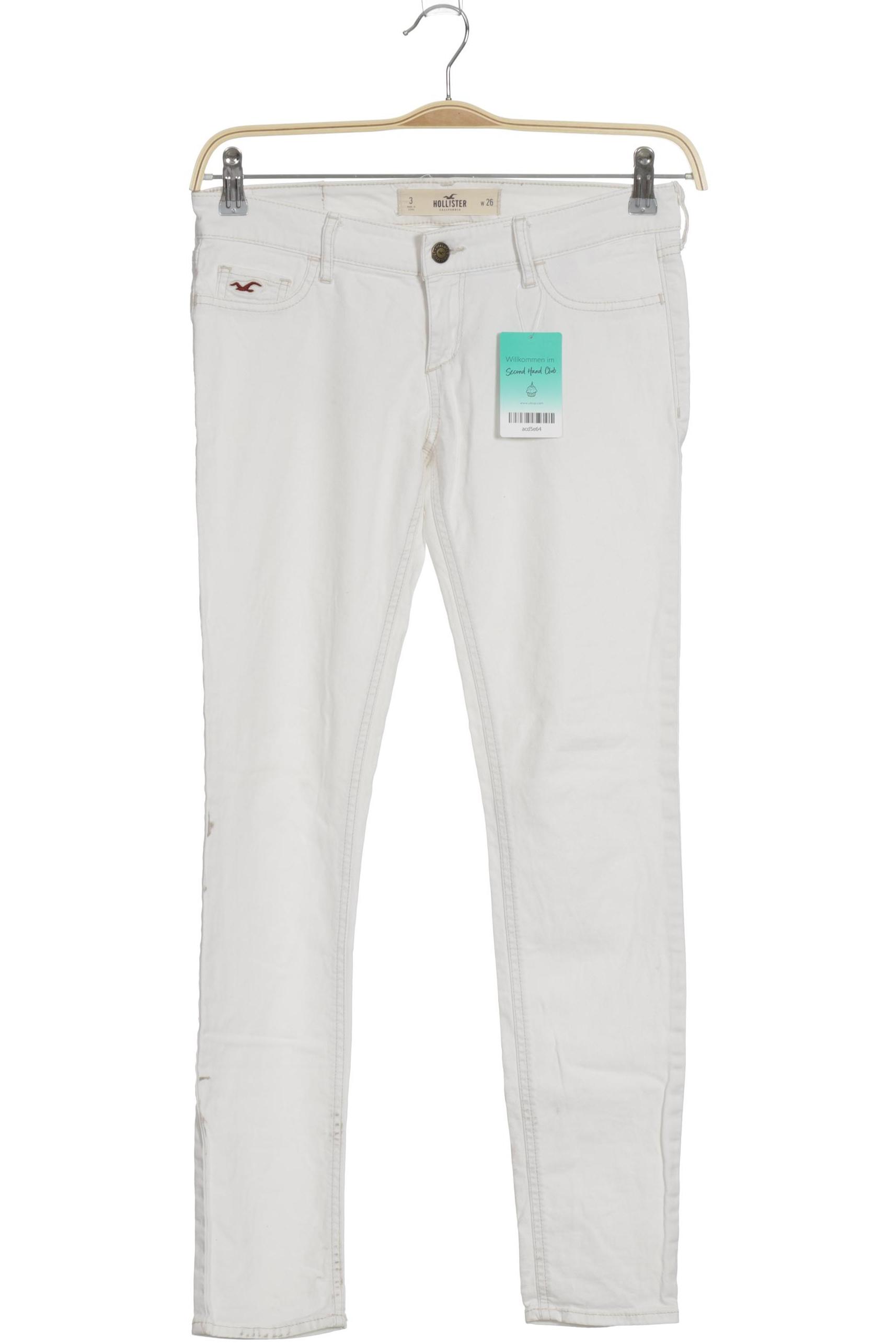

Hollister Damen Jeans, weiß, Gr. 26