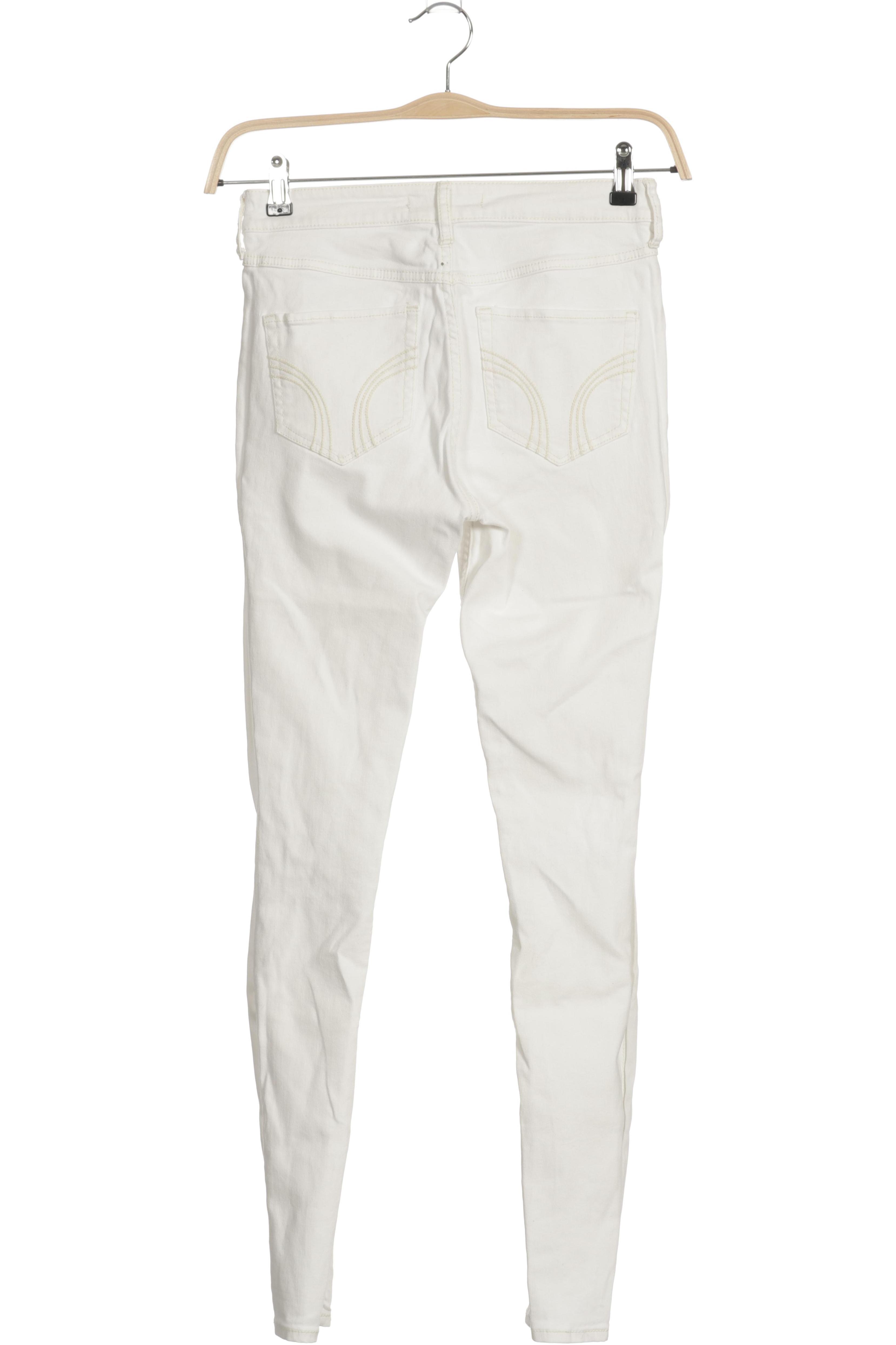 

Hollister Damen Jeans, weiß, Gr. 26