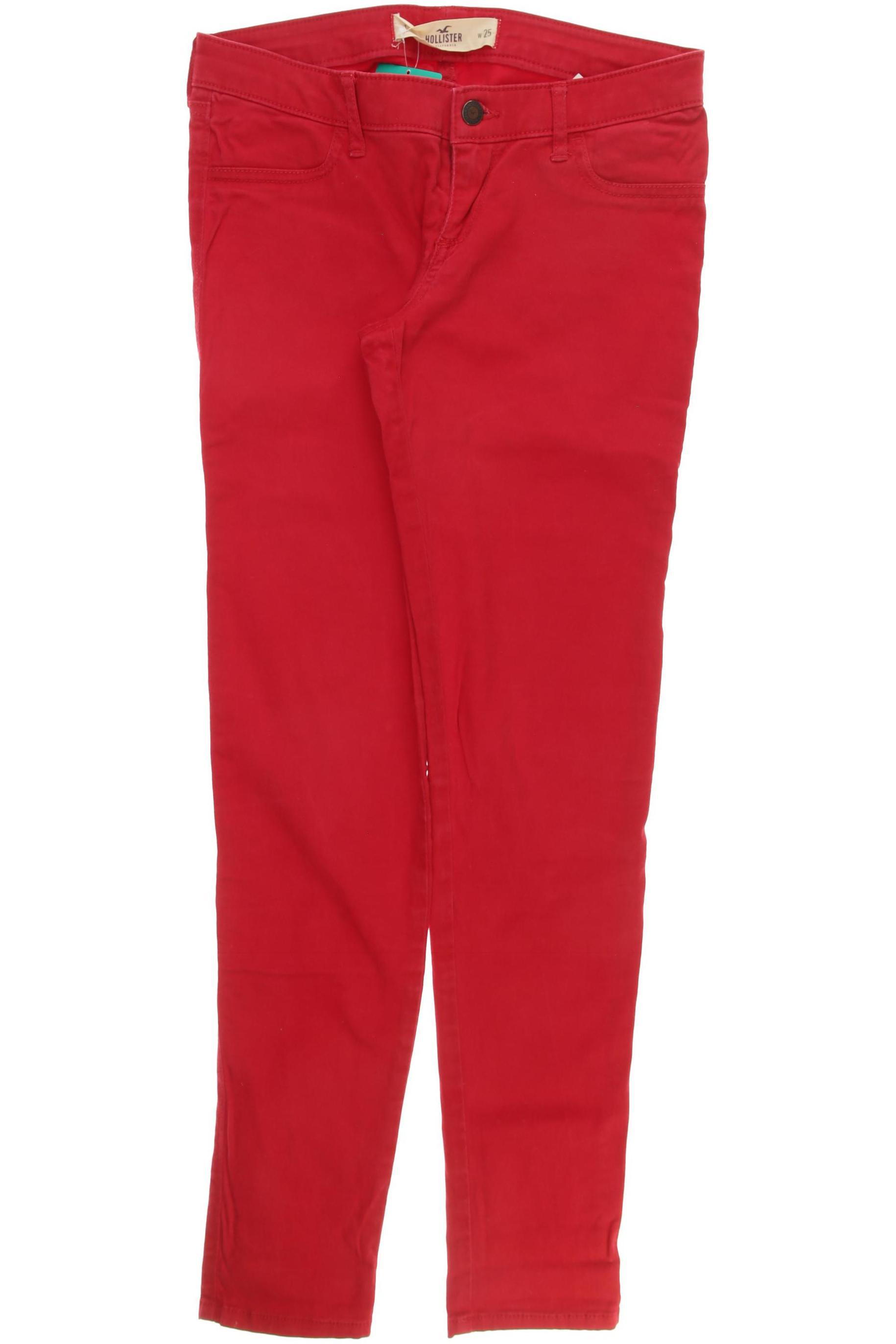 

Hollister Damen Jeans, rot, Gr. 25