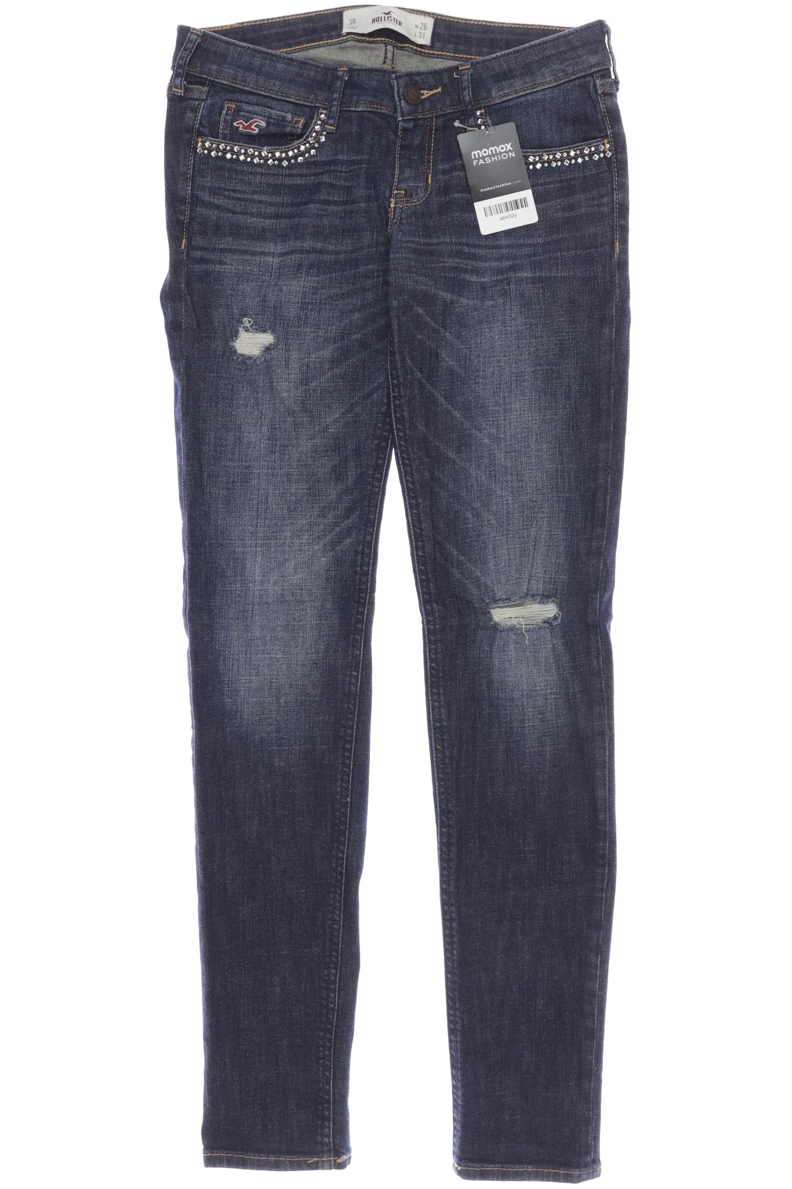 

Hollister Damen Jeans, marineblau, Gr. 26