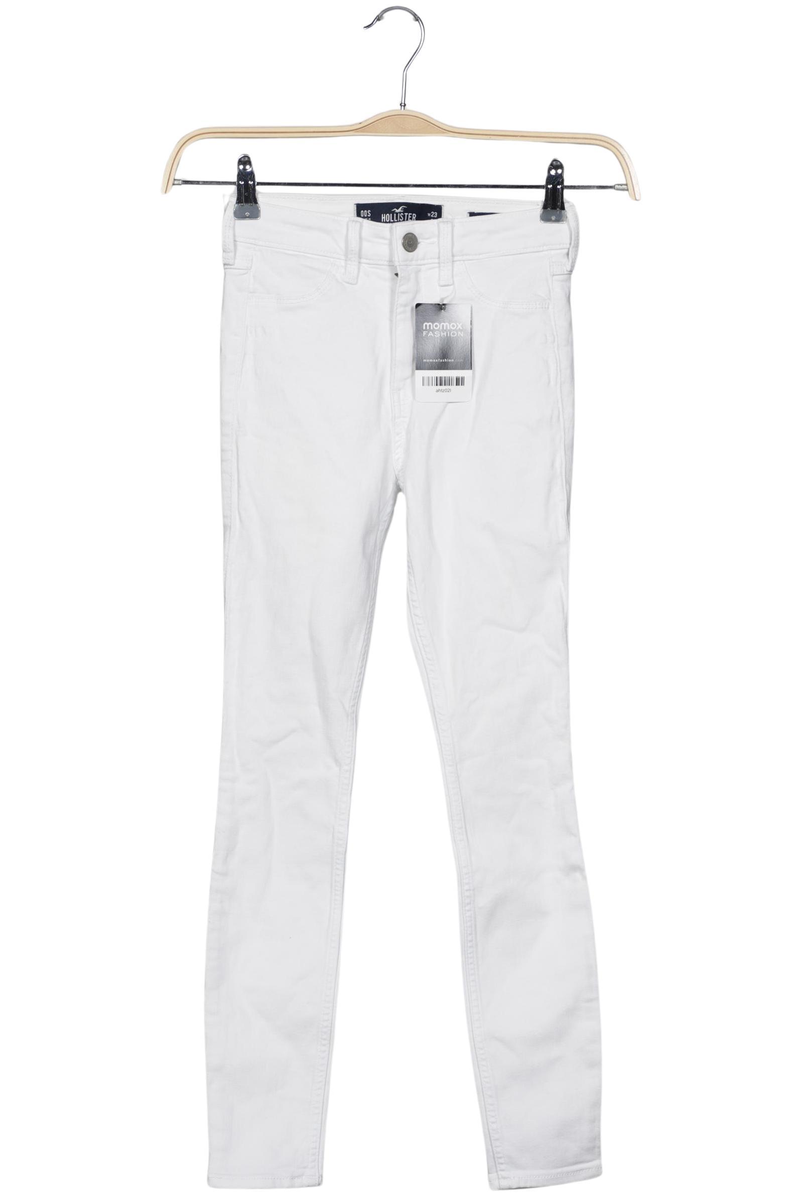 

Hollister Damen Jeans, weiß, Gr. 0