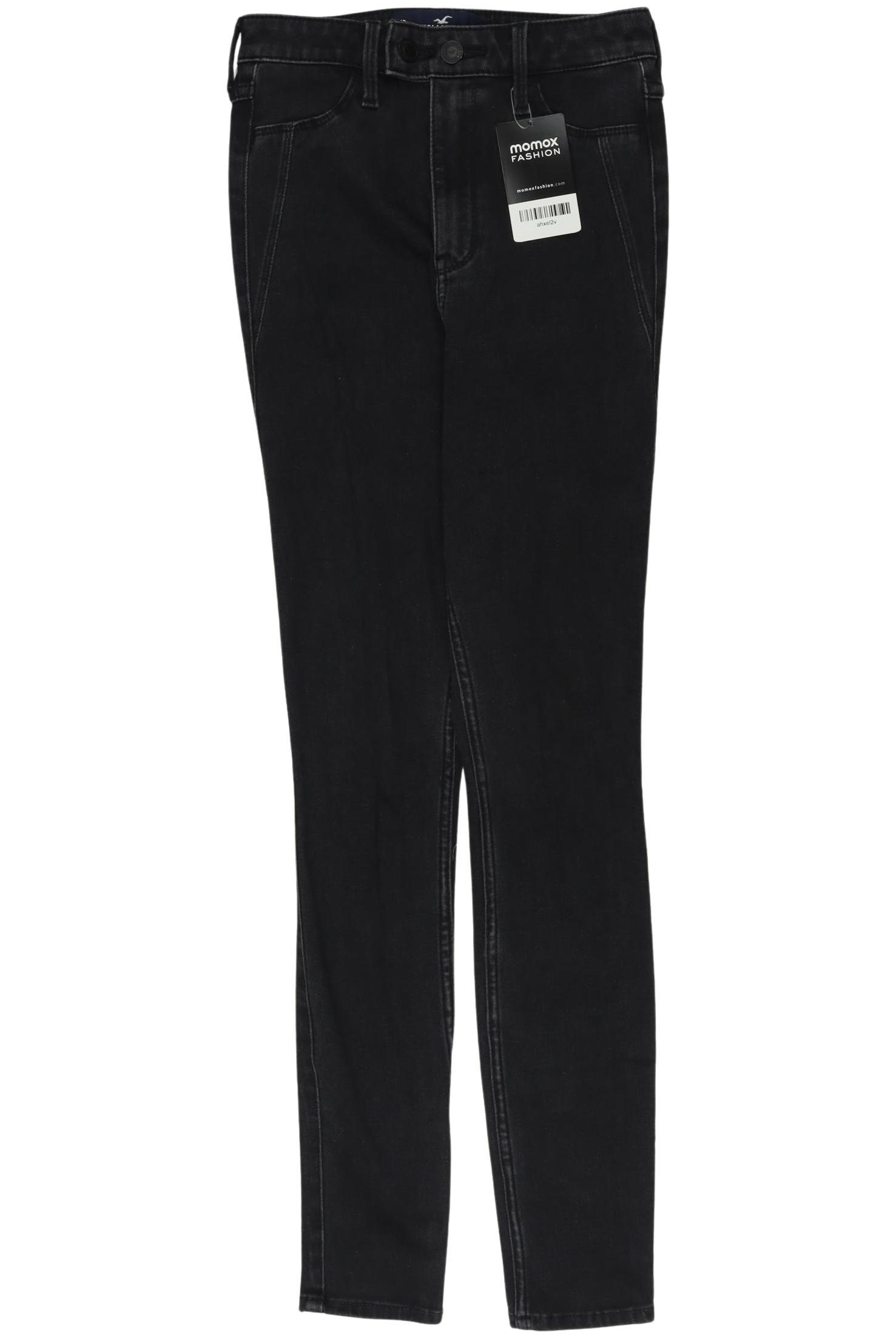 

Hollister Damen Jeans, schwarz, Gr. 25