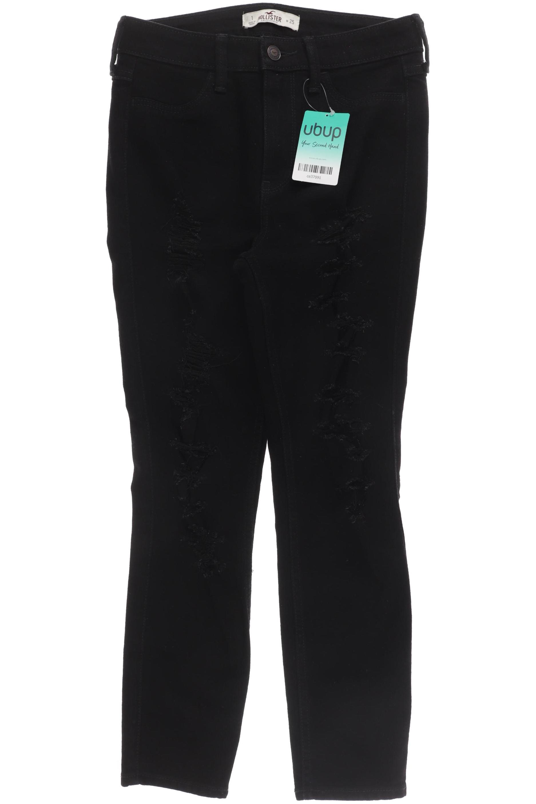 

Hollister Damen Jeans, schwarz, Gr. 25