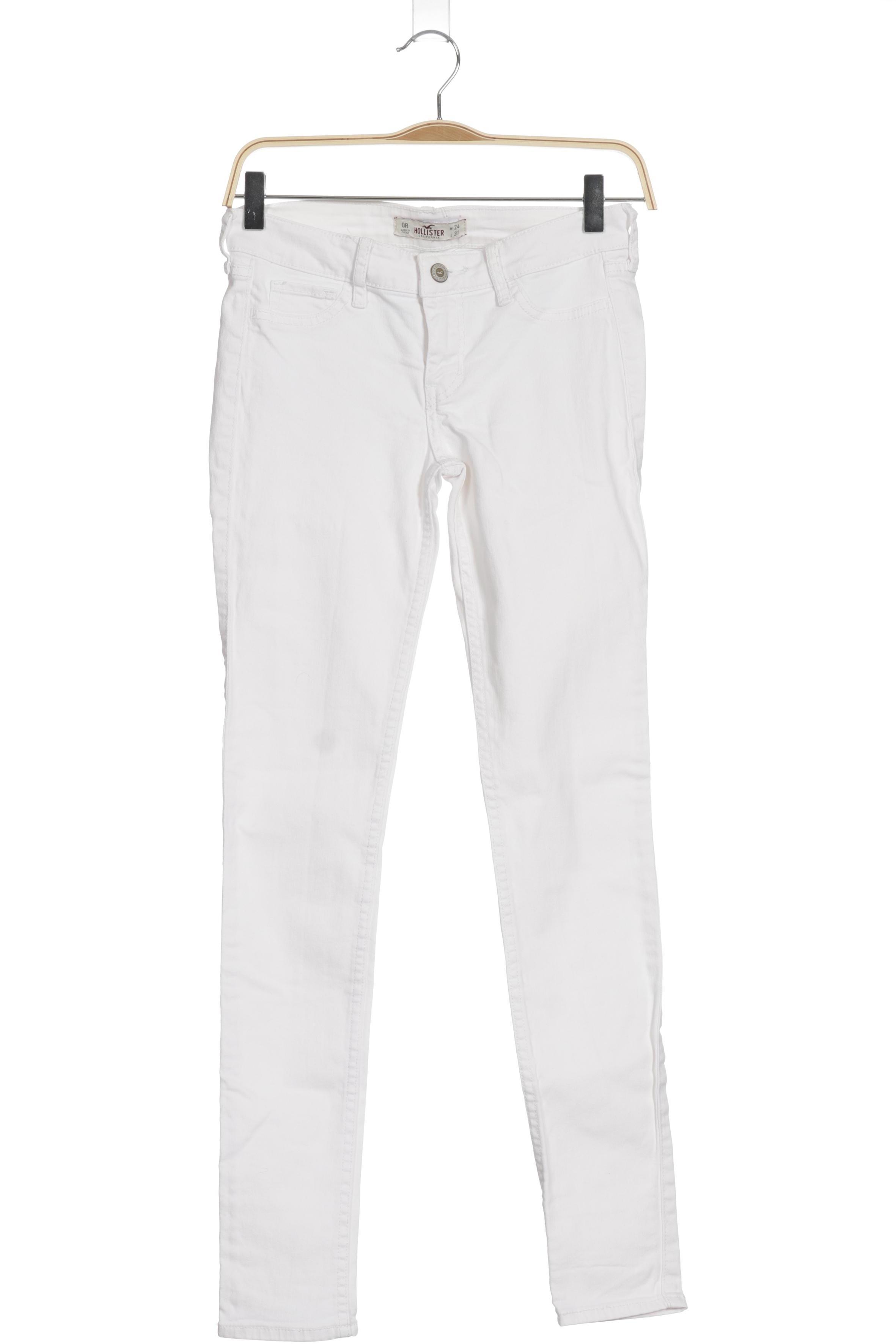 

Hollister Damen Jeans, weiß, Gr. 24