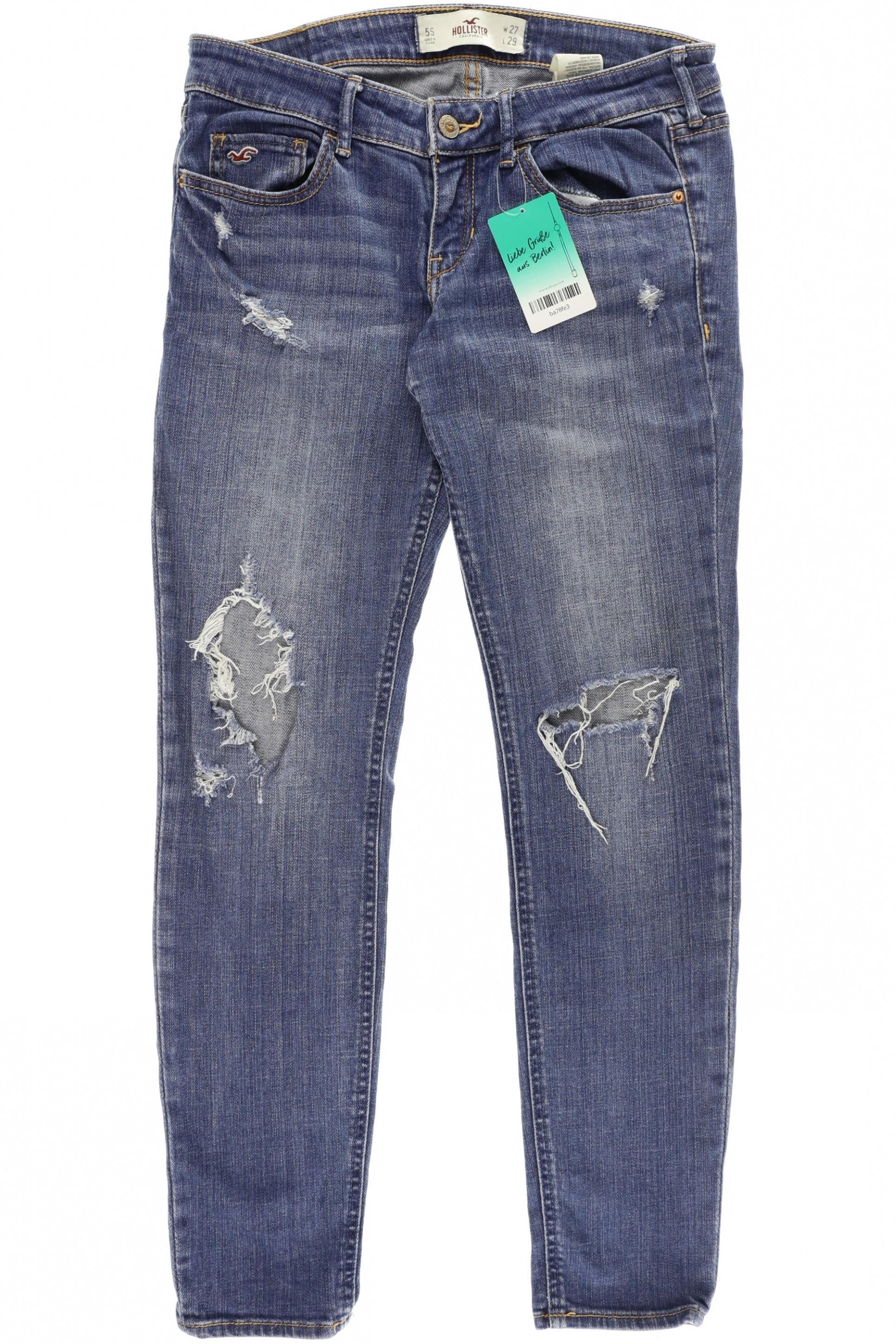 

Hollister Damen Jeans, marineblau, Gr. 27