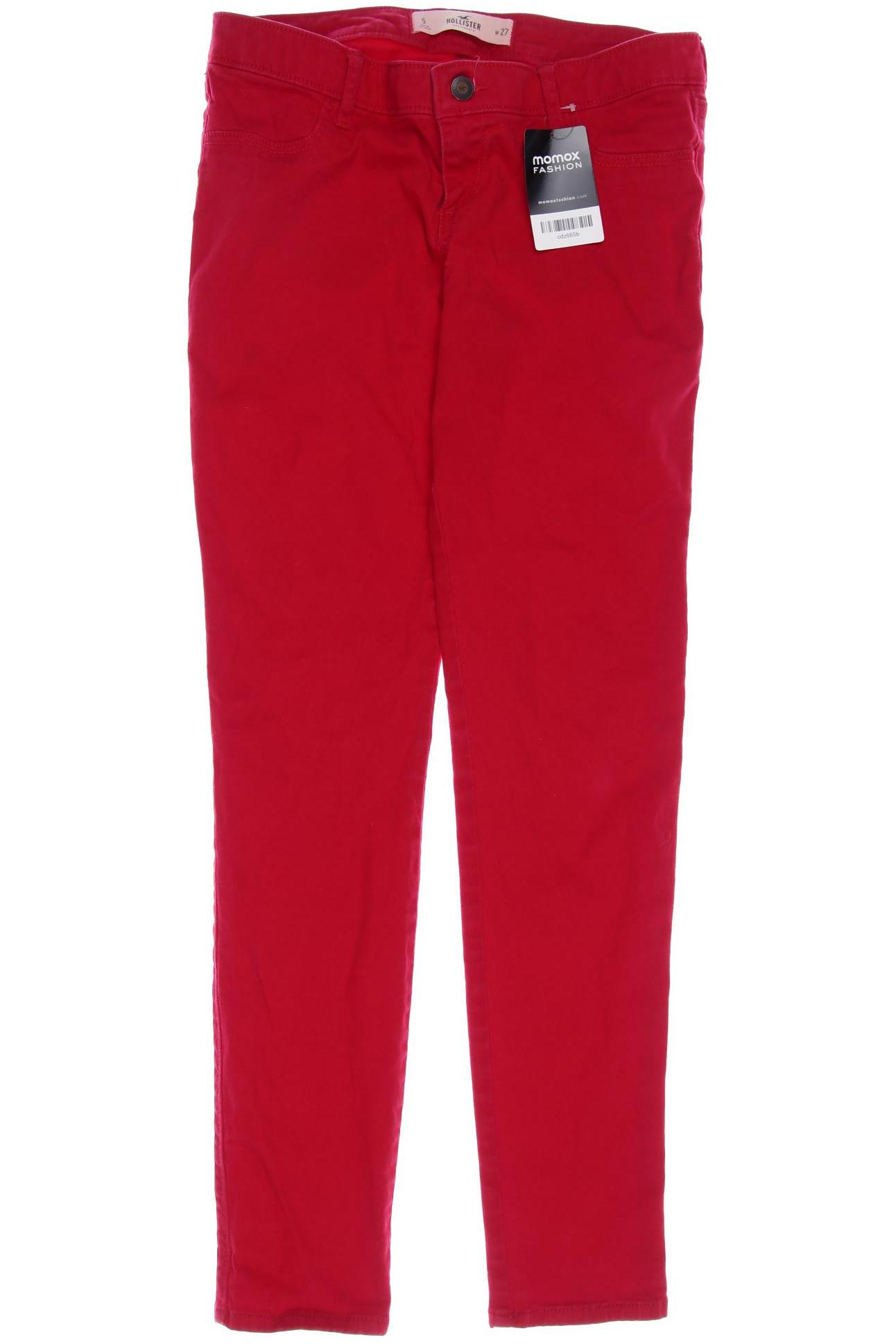 

Hollister Damen Jeans, rot