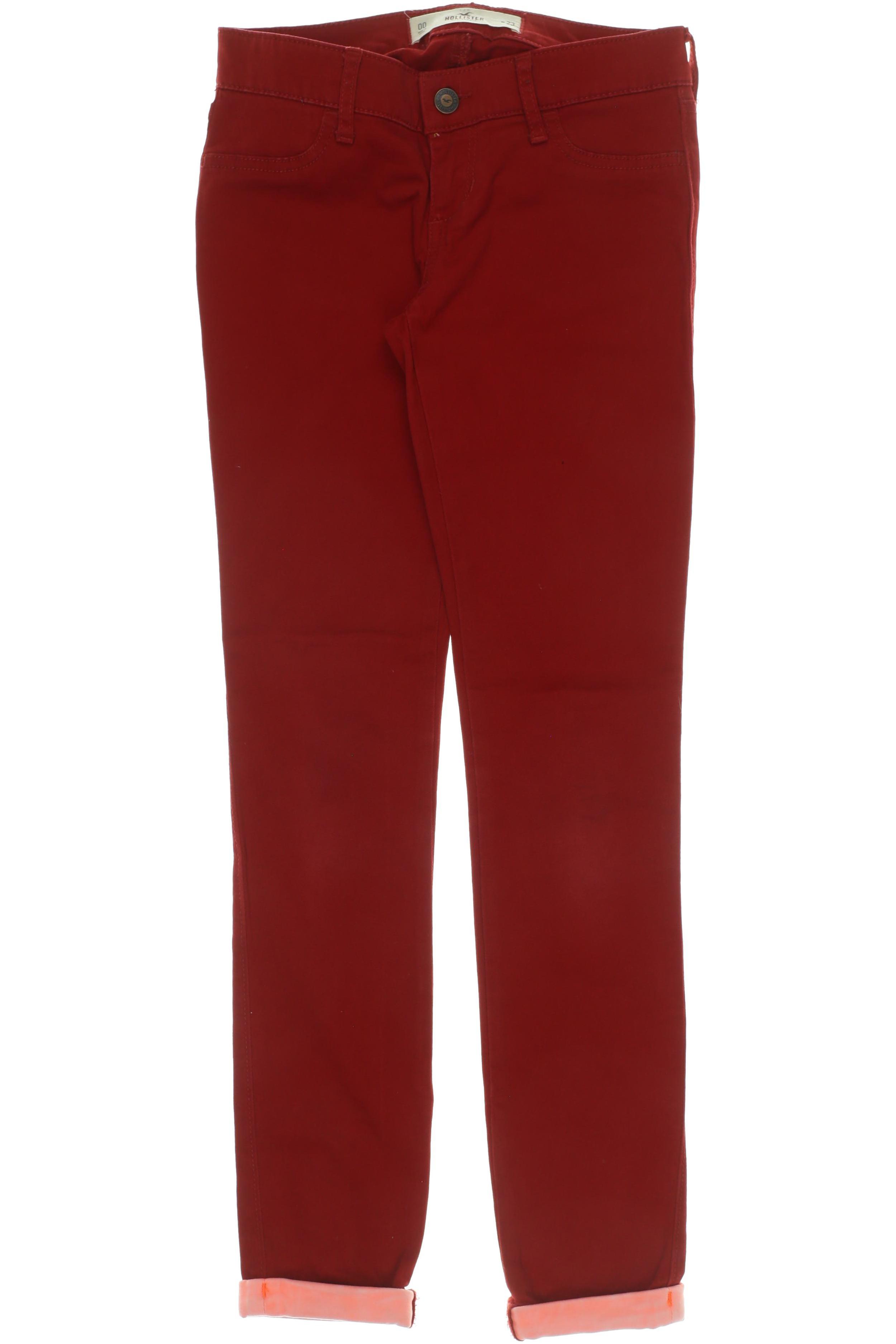 

Hollister Damen Jeans, rot, Gr. 0