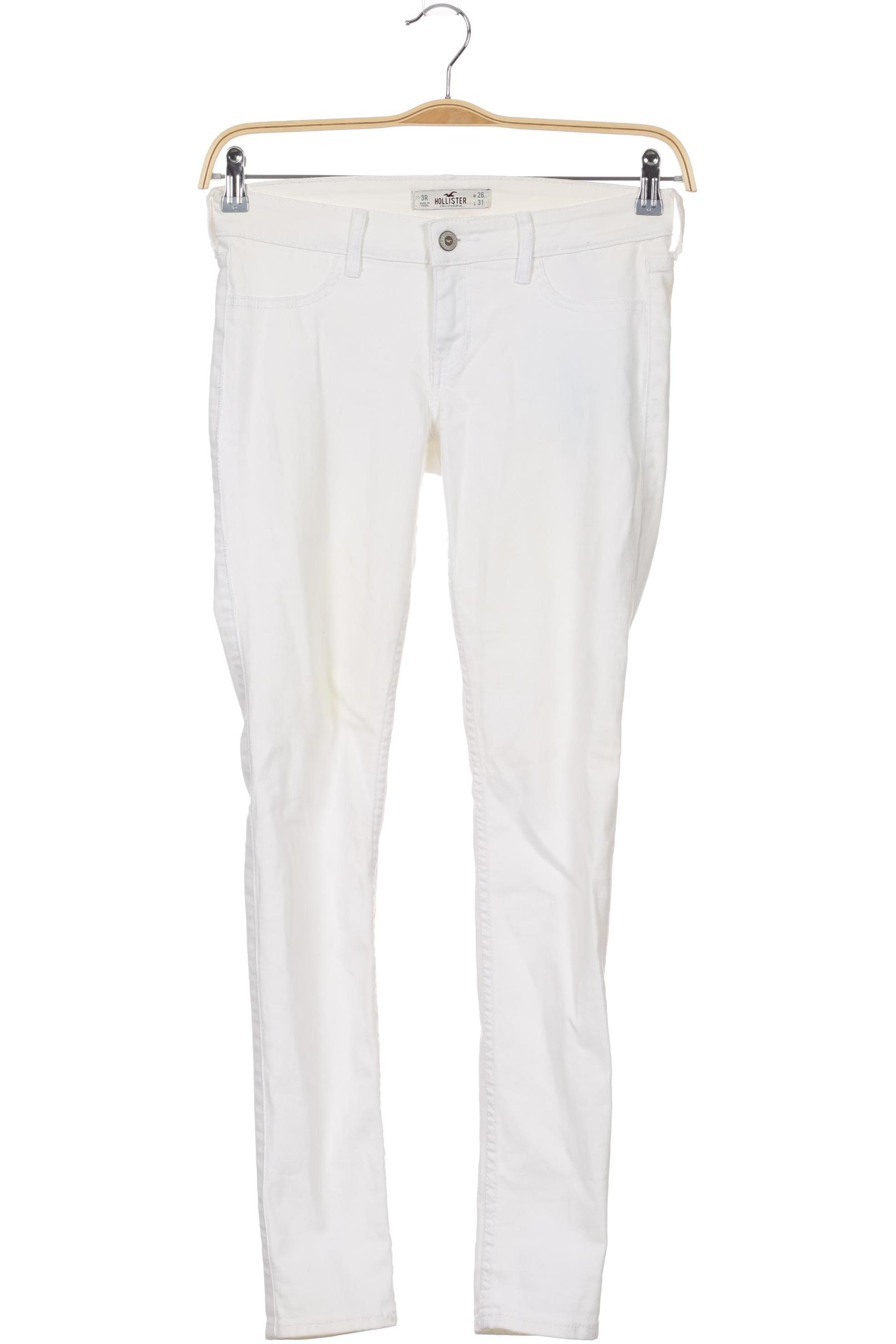 

Hollister Damen Jeans, weiß, Gr. 26