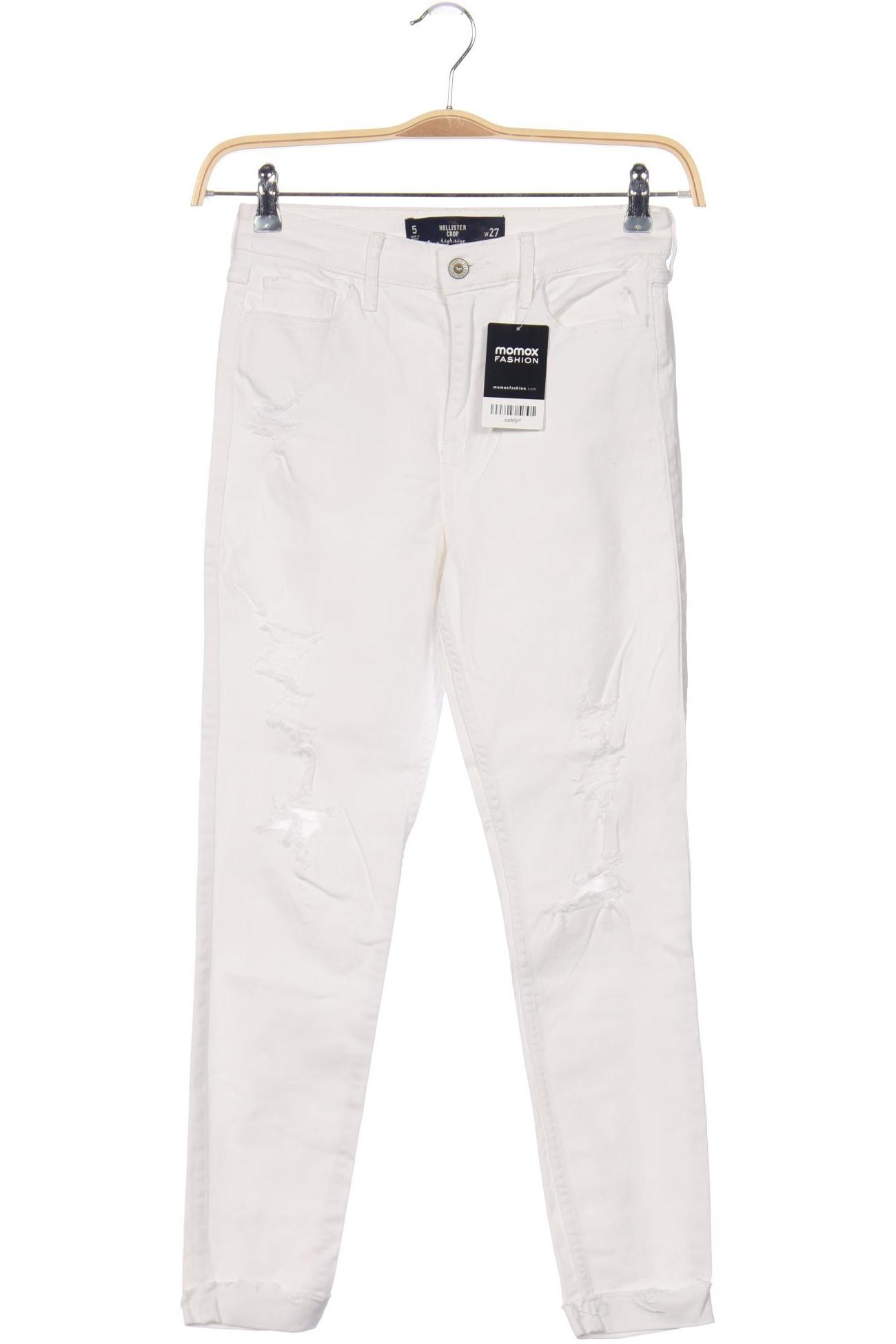 

Hollister Damen Jeans, weiß, Gr. 27