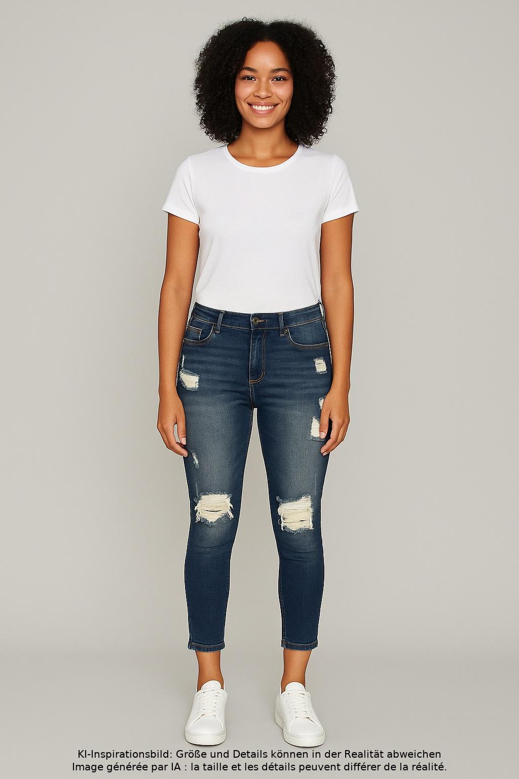 

Hollister Damen Jeans, blau, Gr. 27