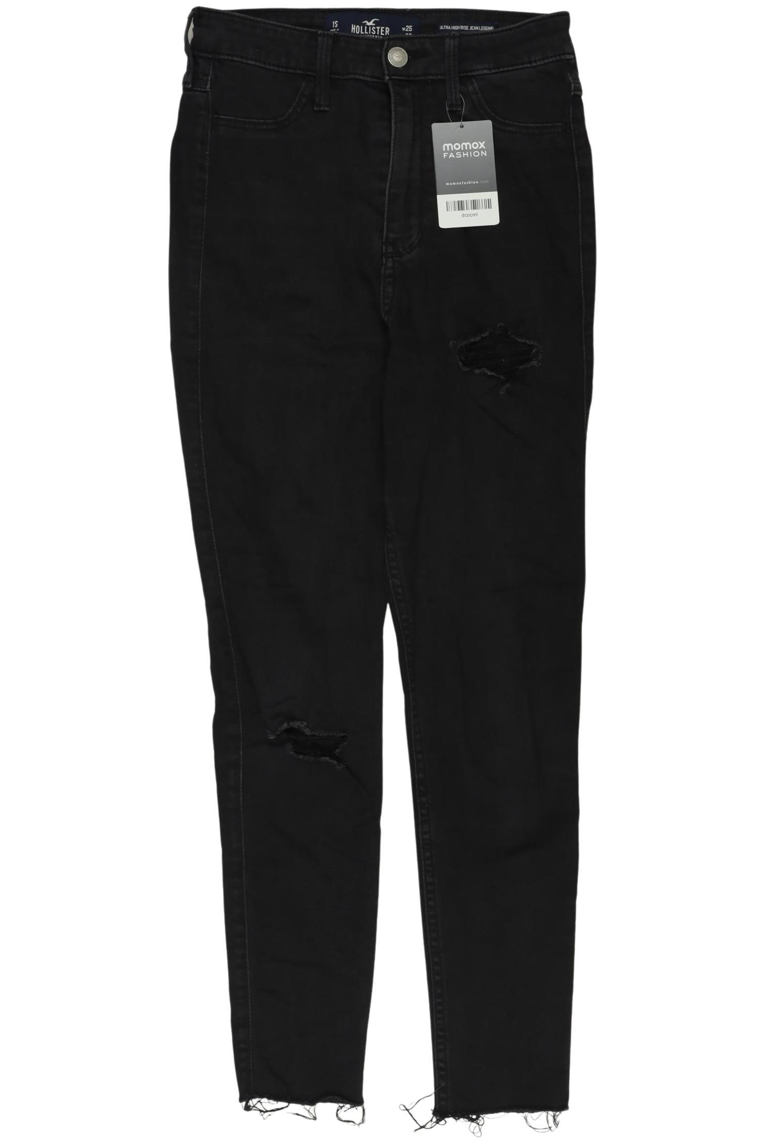 

Hollister Damen Jeans, schwarz, Gr. 25