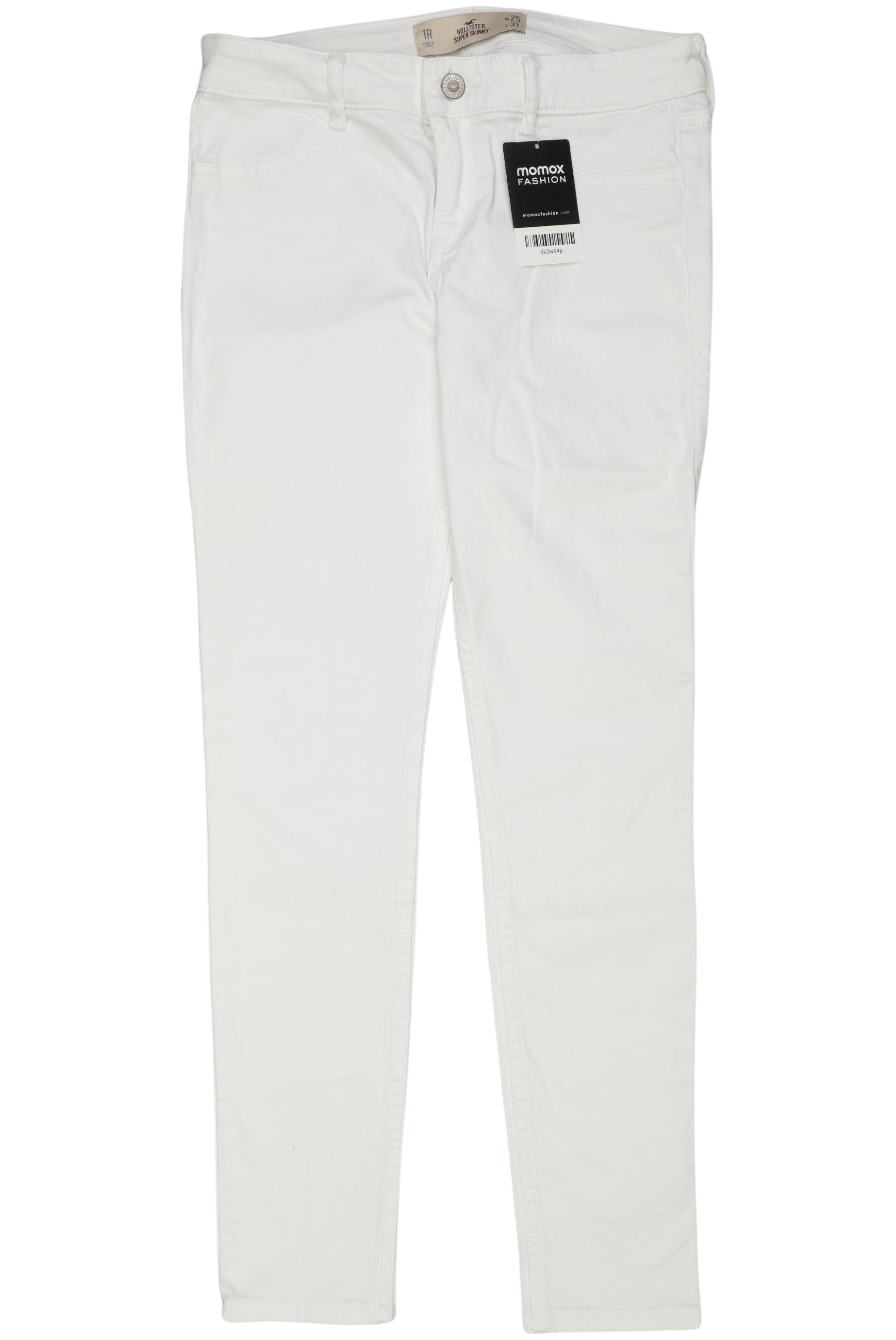 

Hollister Damen Jeans, weiß, Gr. 25