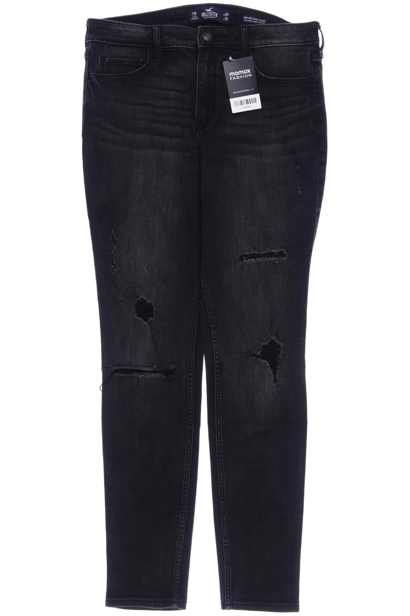 

Hollister Damen Jeans, schwarz