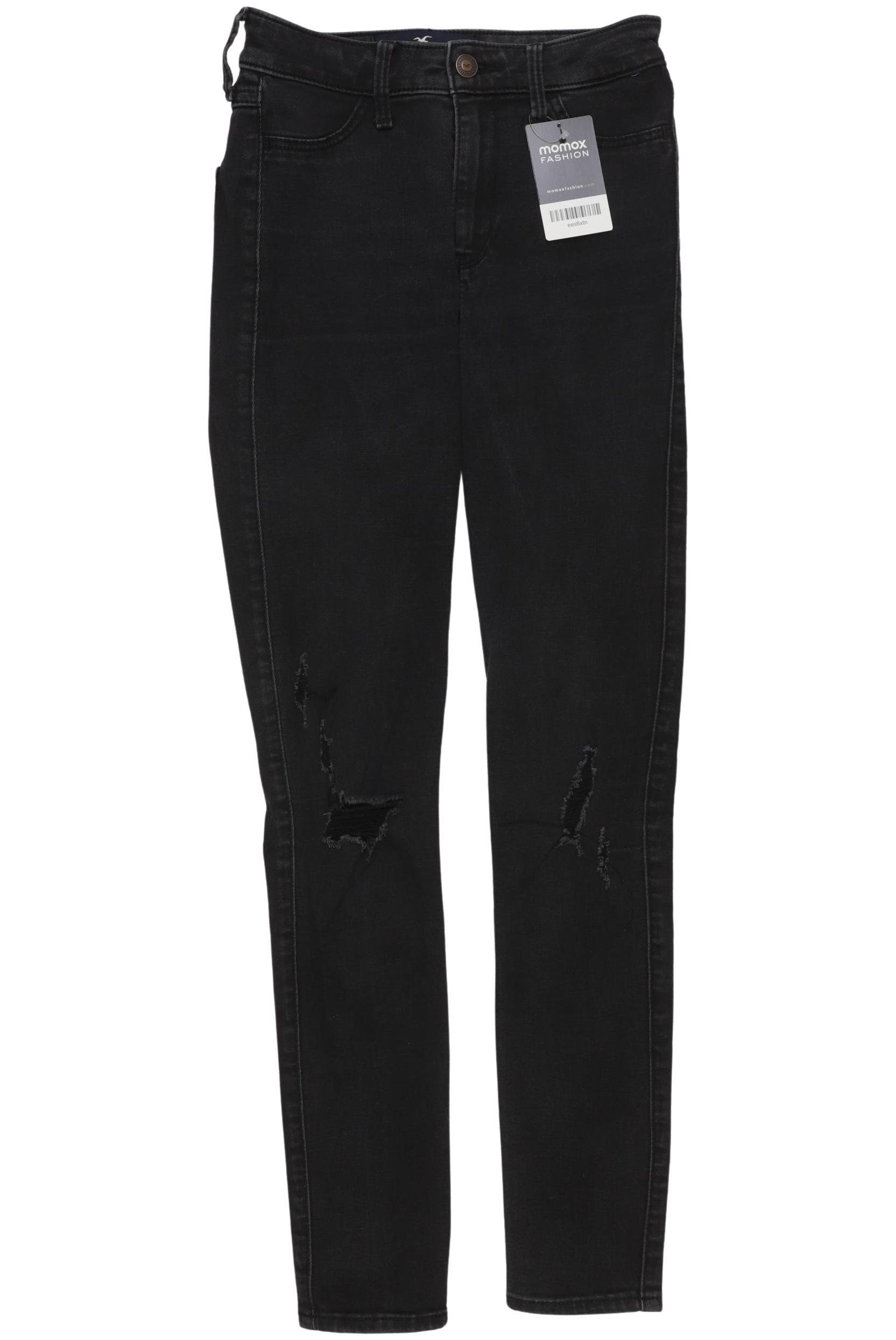 

Hollister Damen Jeans, schwarz, Gr. 25