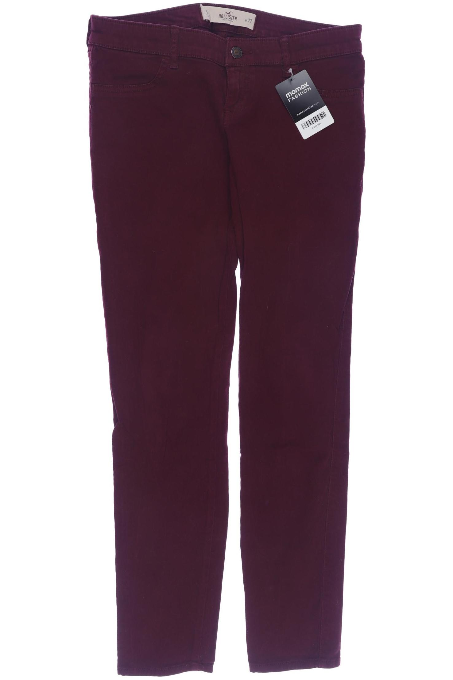 

Hollister Damen Jeans, bordeaux, Gr. 27