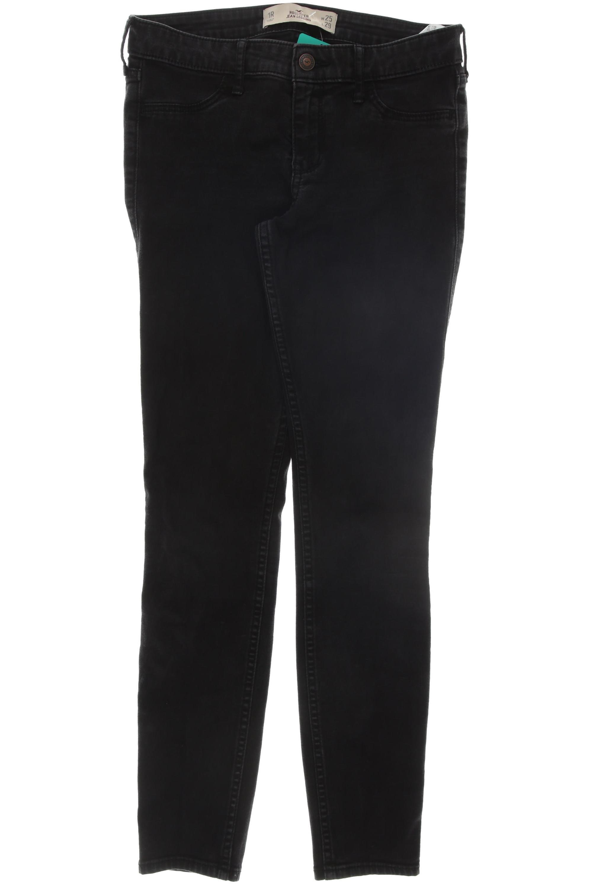 

Hollister Damen Jeans, schwarz, Gr. 25