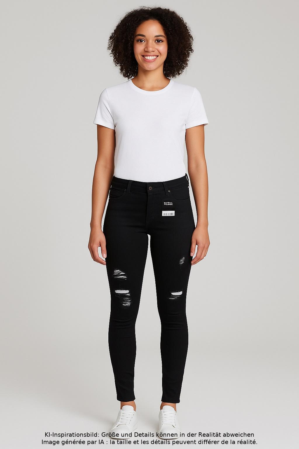 

Hollister Damen Jeans, schwarz, Gr. 27