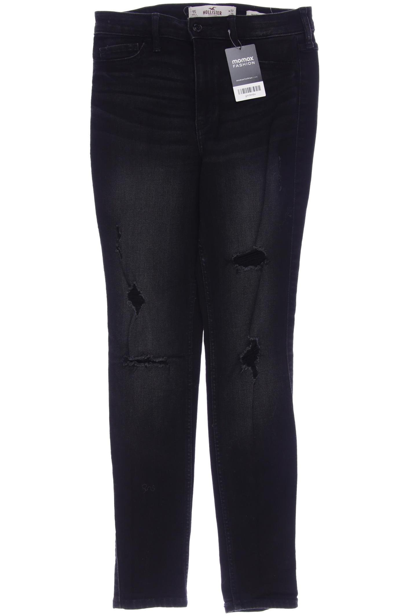 

Hollister Damen Jeans, schwarz