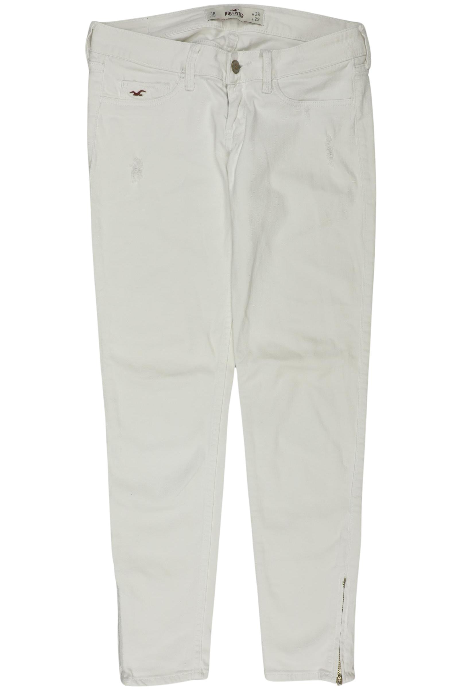 

Hollister Damen Jeans, weiß, Gr. 26