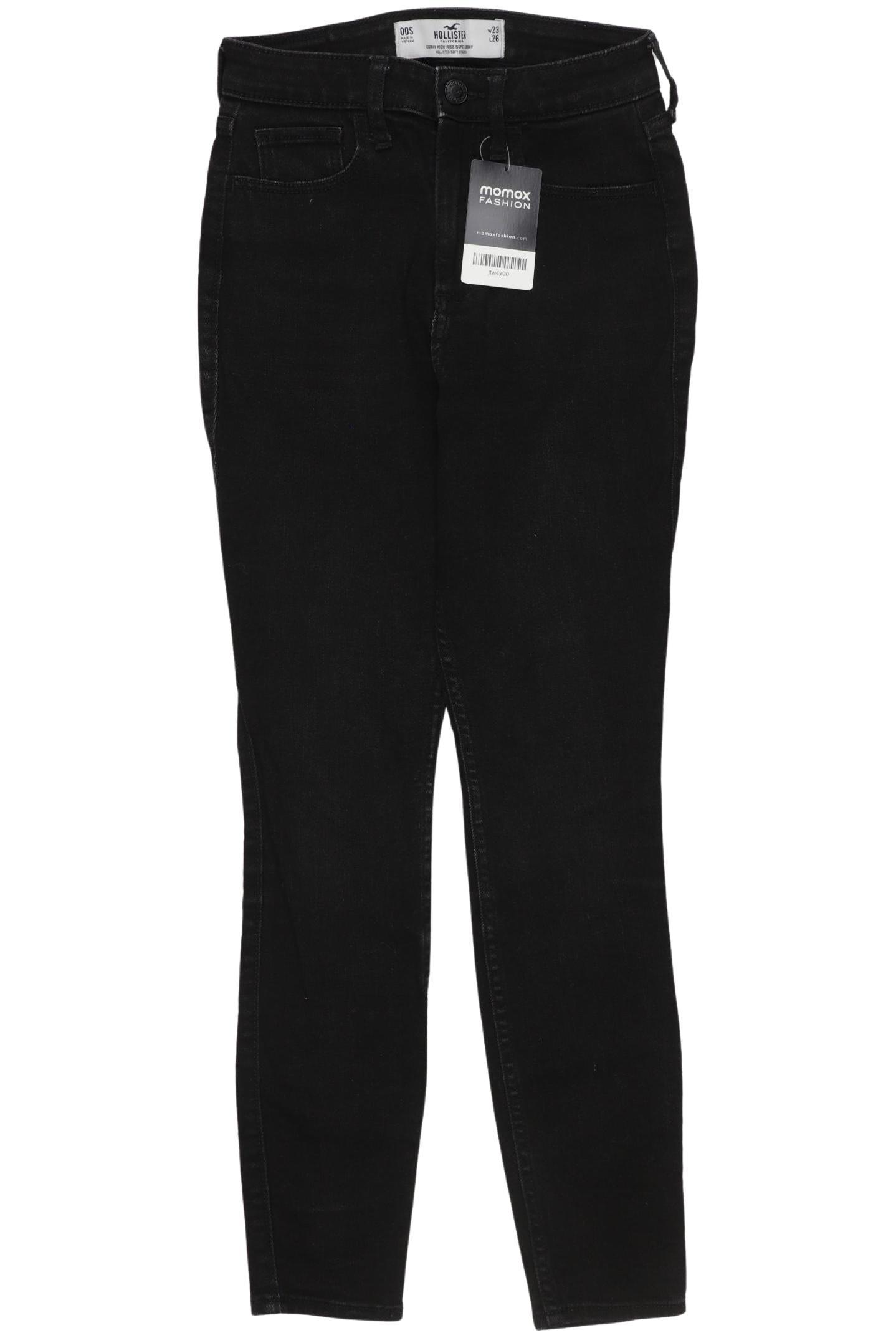 

Hollister Damen Jeans, schwarz, Gr. 0