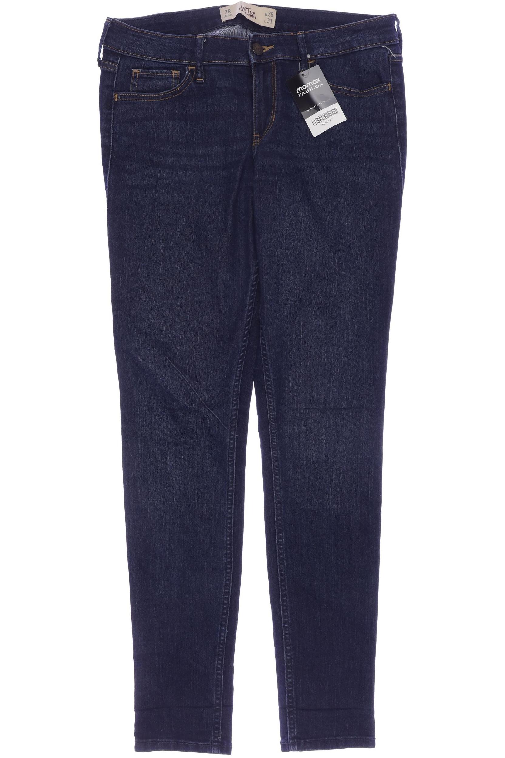 

Hollister Damen Jeans, marineblau, Gr. 28