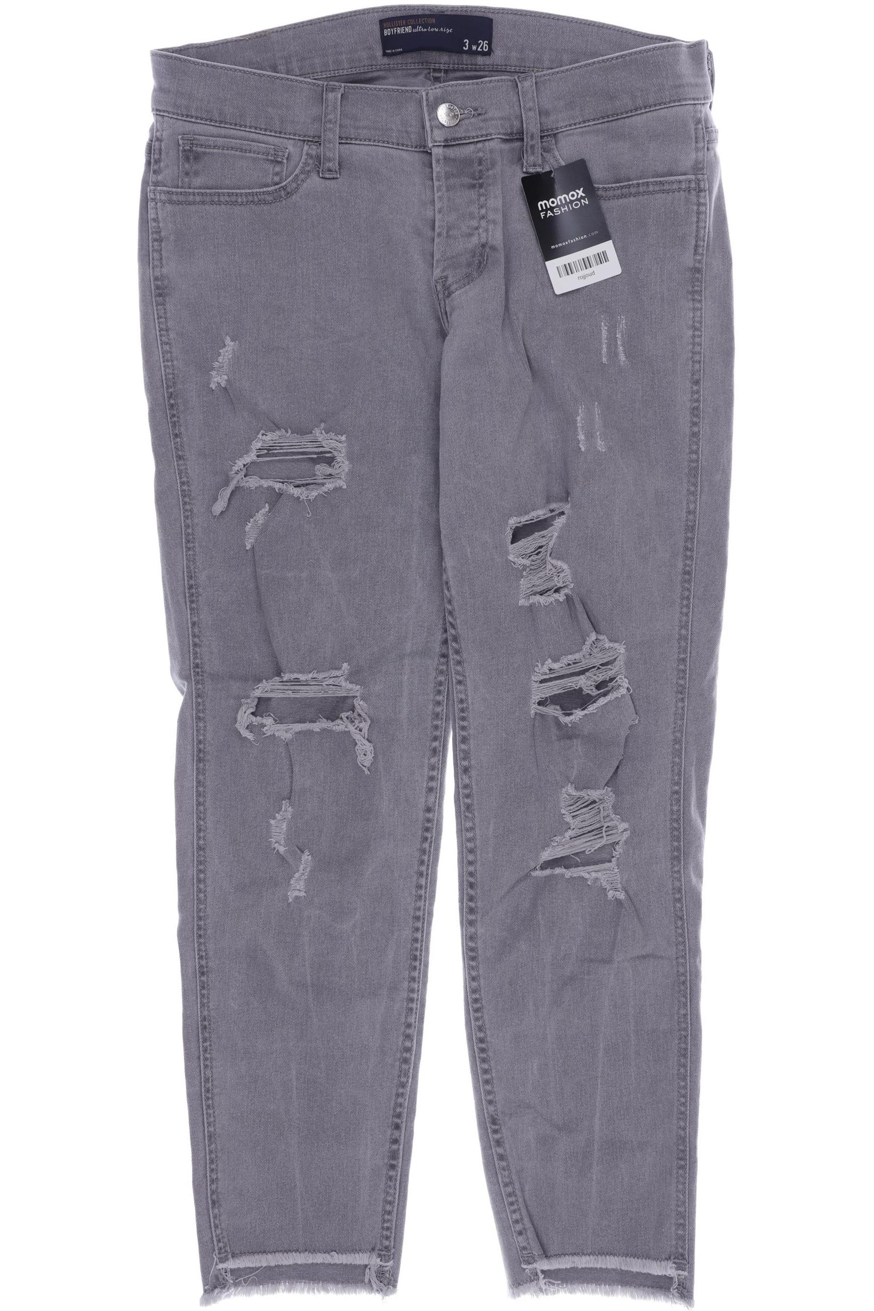 

Hollister Damen Jeans, grau, Gr. 26