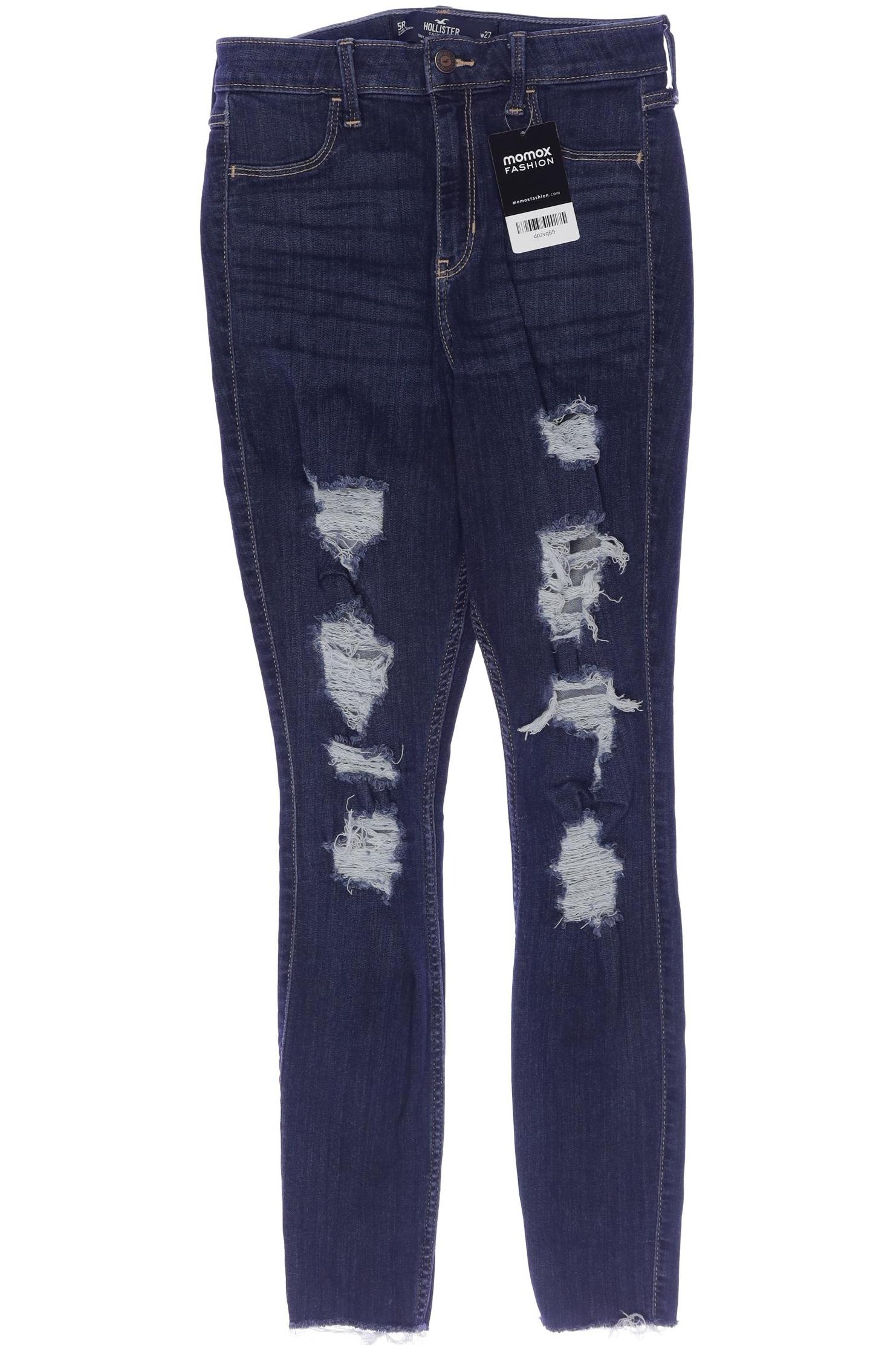 

Hollister Damen Jeans, marineblau, Gr. 27