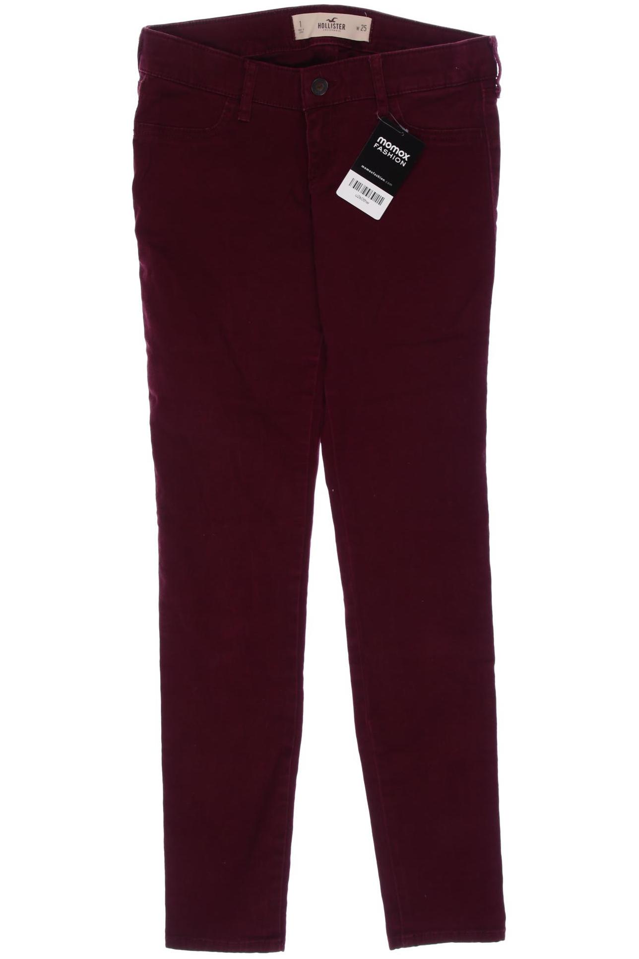 

Hollister Damen Jeans, bordeaux