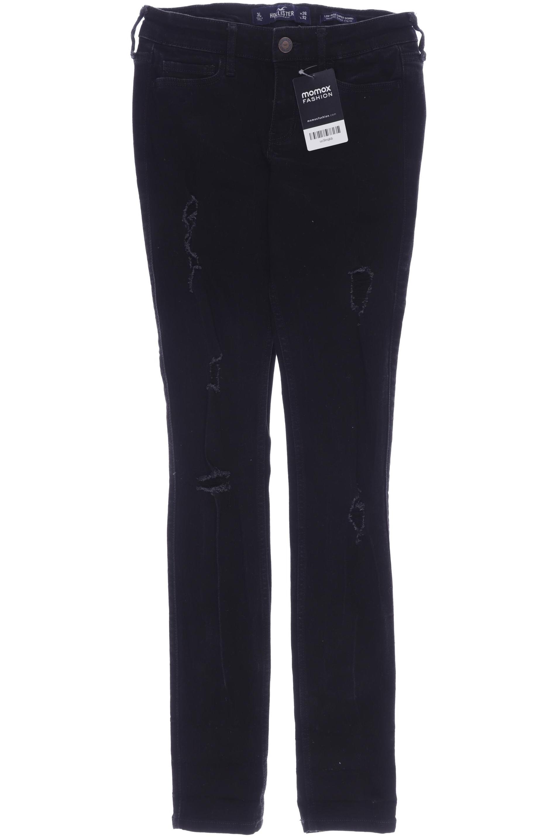 

Hollister Damen Jeans, schwarz