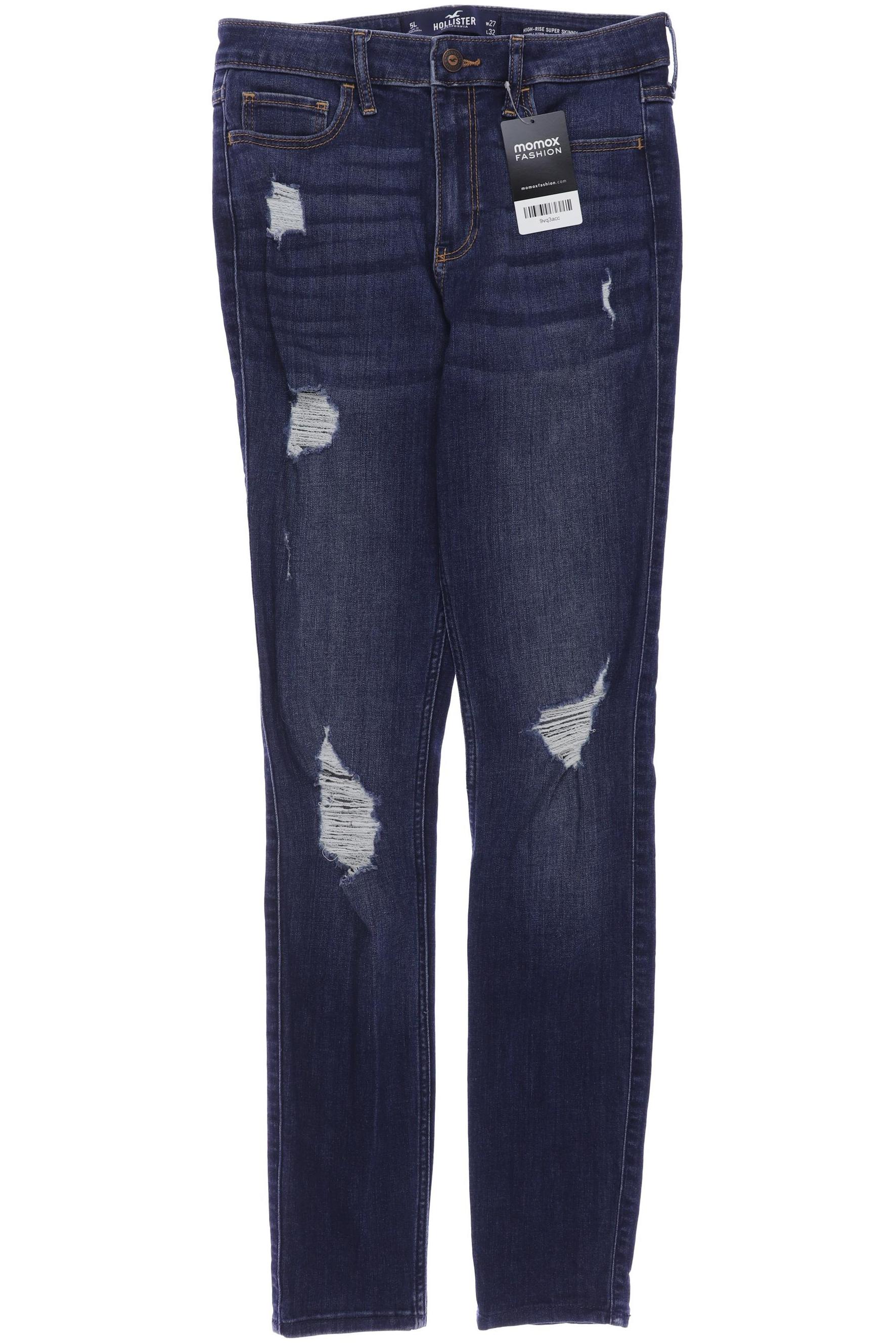 

Hollister Damen Jeans, marineblau, Gr. 27