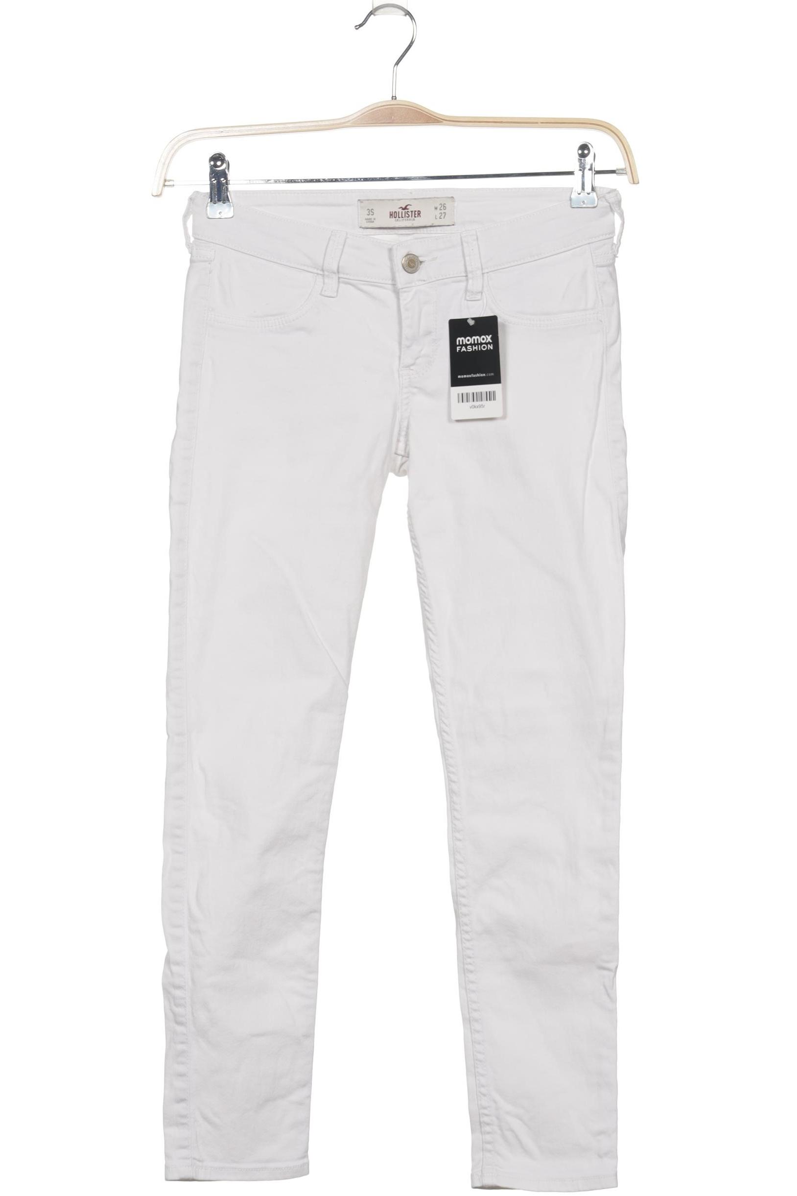 

Hollister Damen Jeans, weiß, Gr. 26