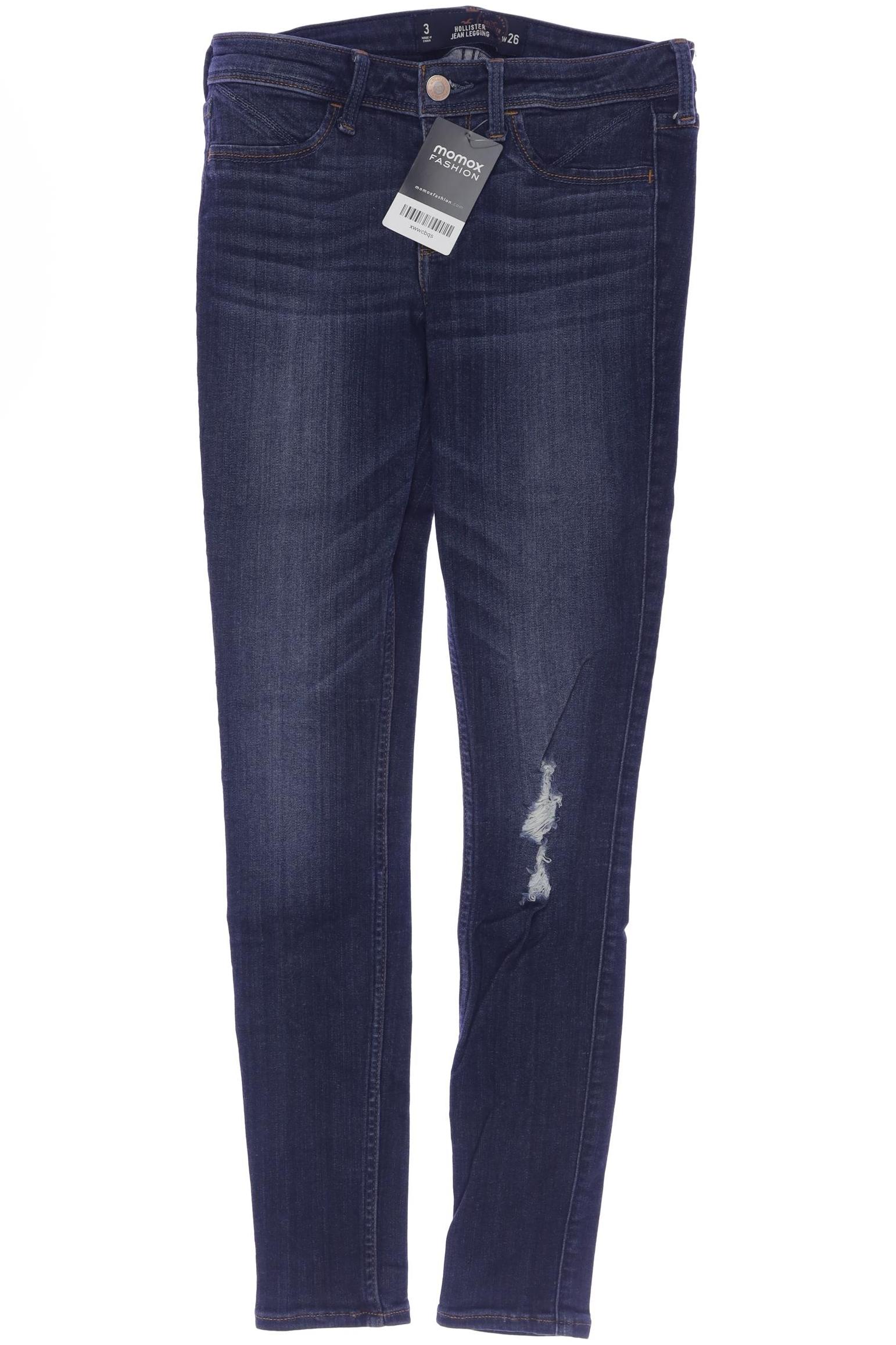 

Hollister Damen Jeans, marineblau, Gr. 26