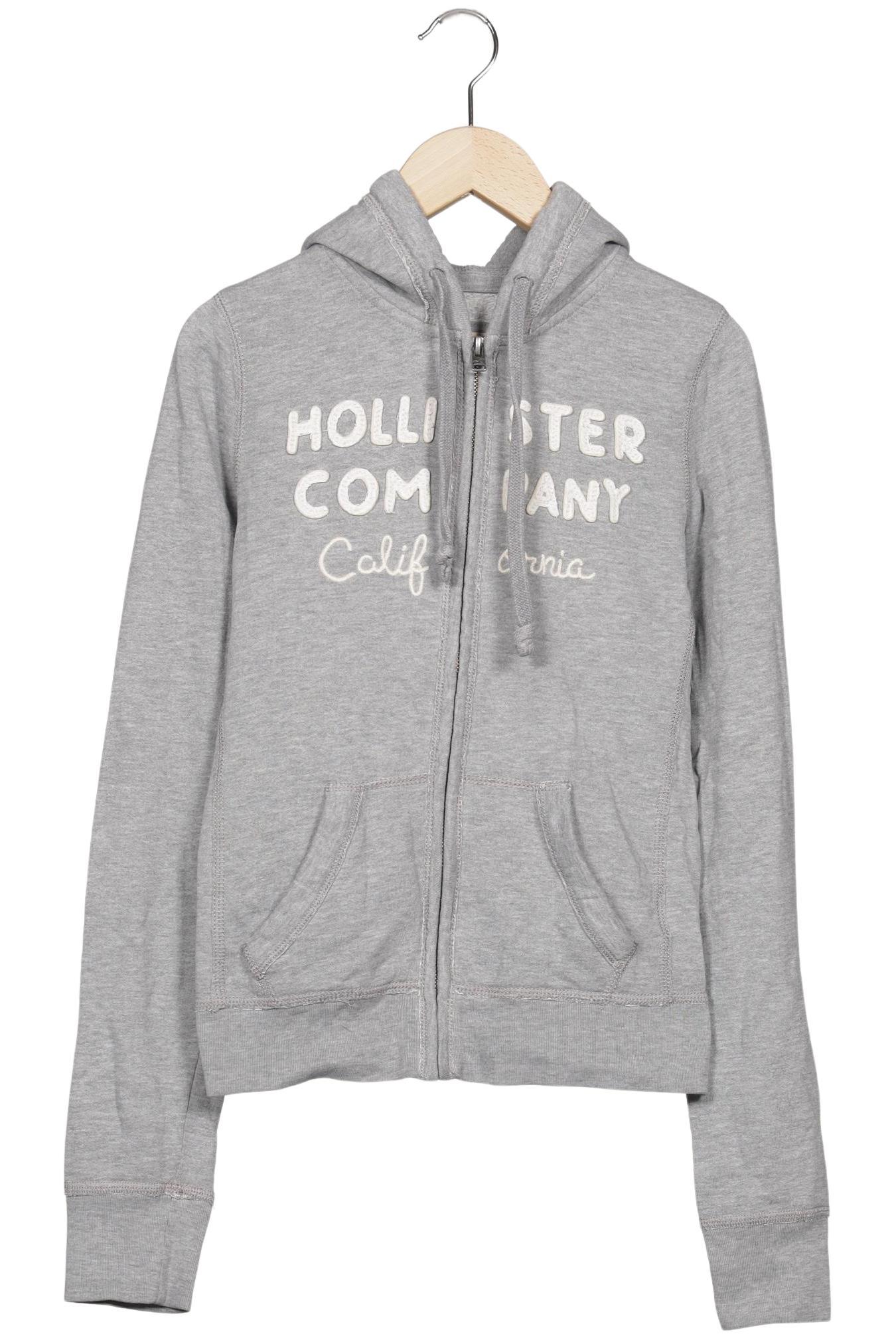 

Hollister Damen Kapuzenpullover, grau, Gr. 34