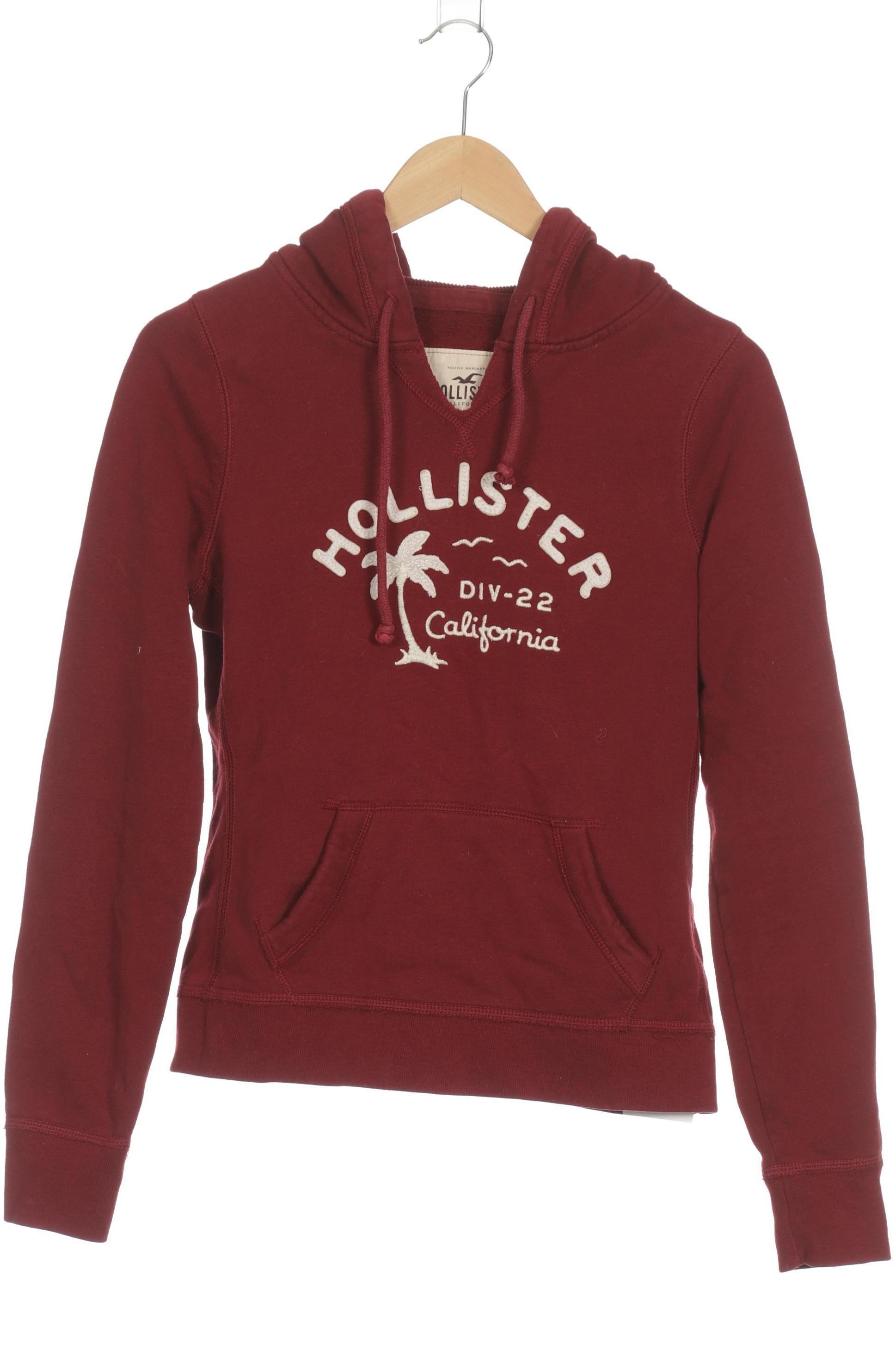 

Hollister Damen Kapuzenpullover, rot, Gr. 38