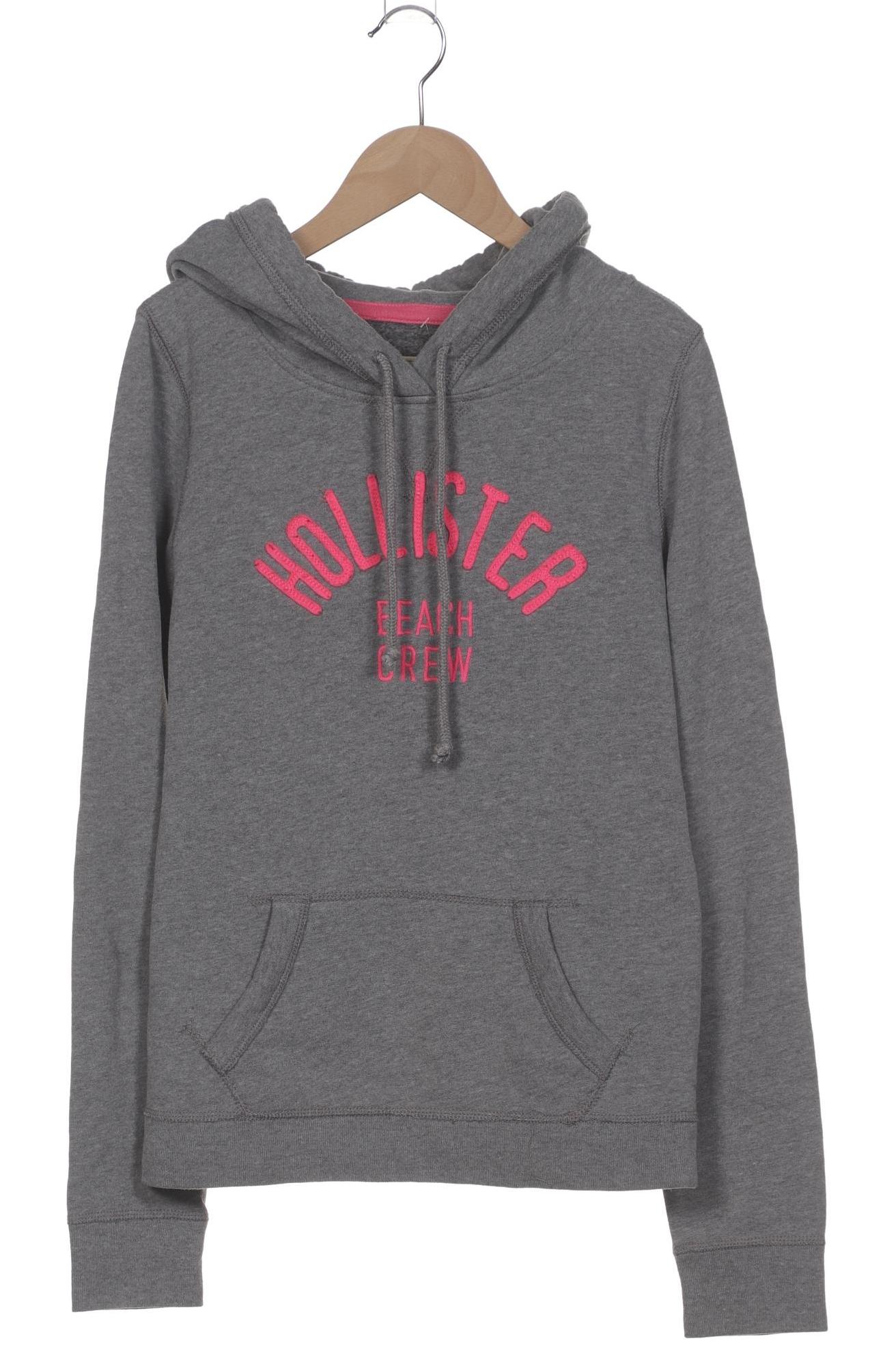 

Hollister Damen Kapuzenpullover, grau, Gr. 42
