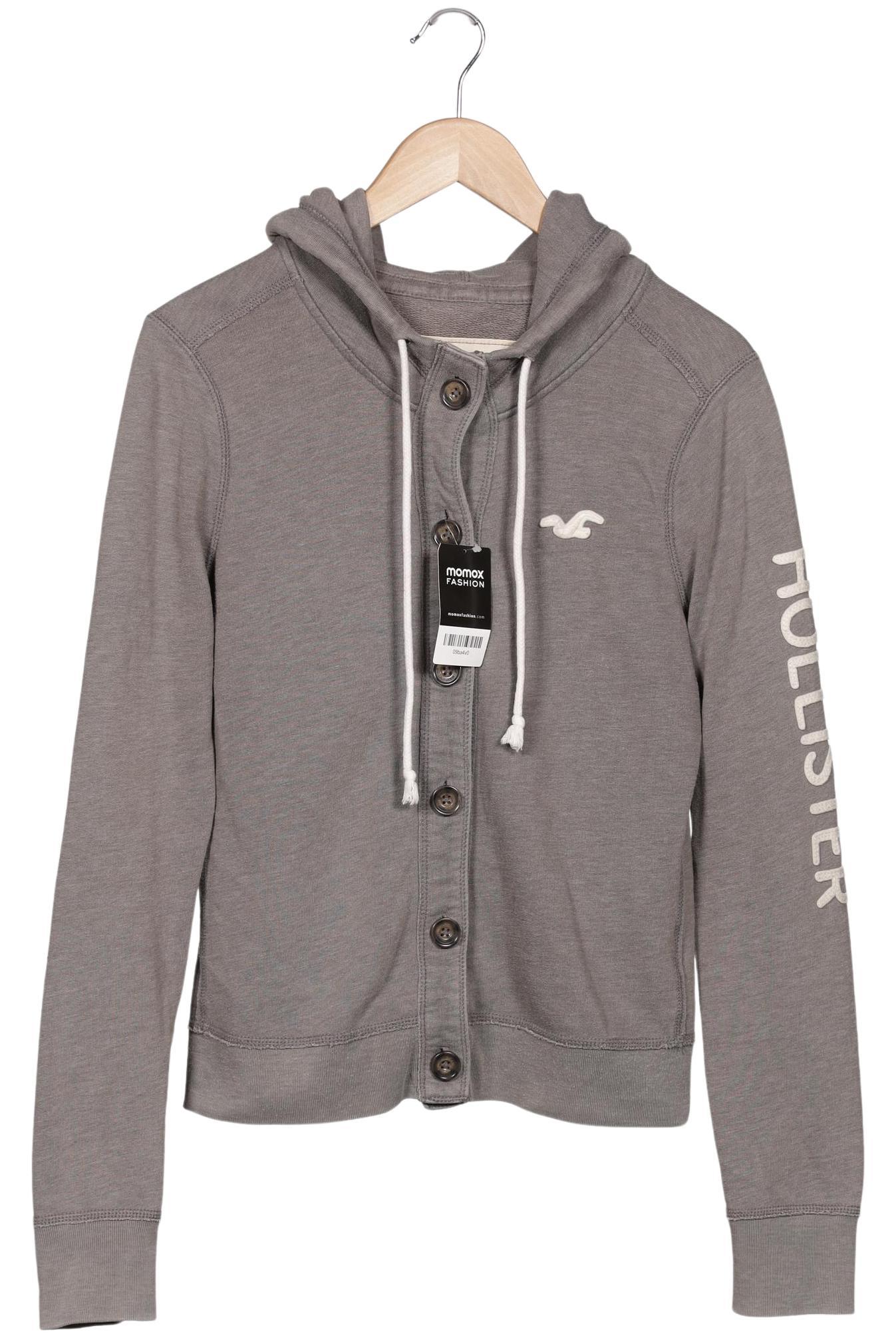

Hollister Damen Kapuzenpullover, grau, Gr. 42