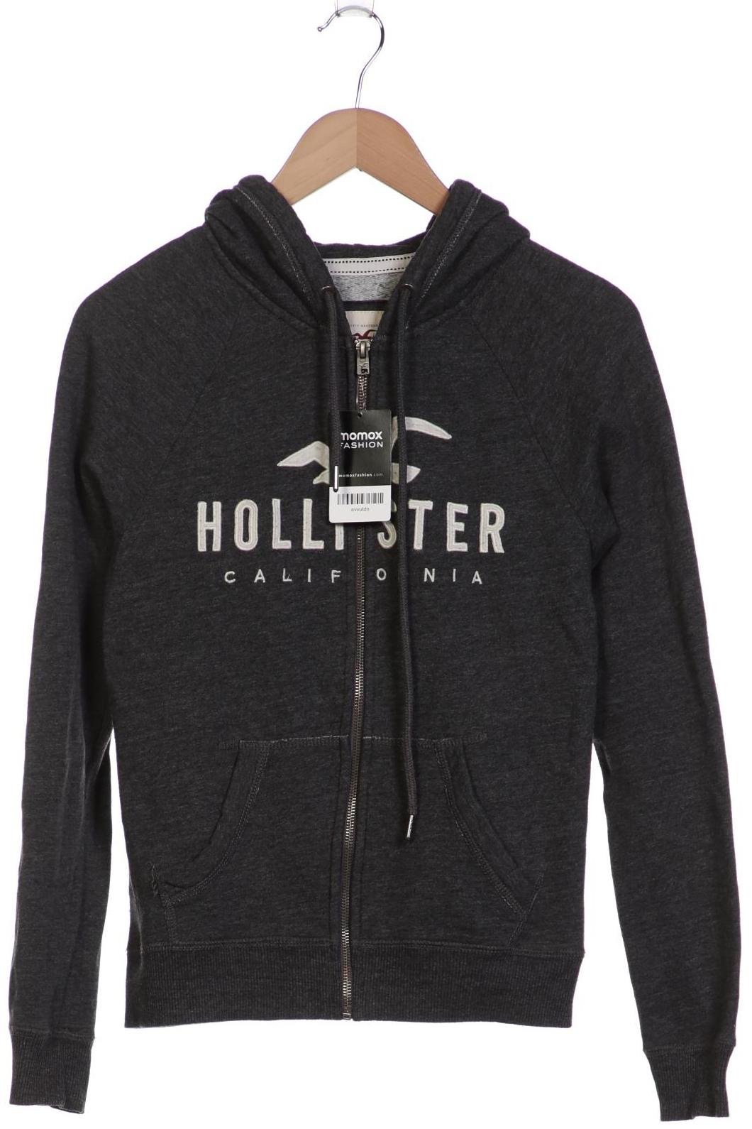 

Hollister Damen Kapuzenpullover, grau, Gr. 36