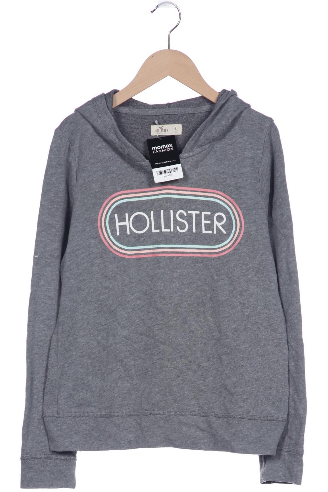 

Hollister Damen Kapuzenpullover, grau, Gr. 36