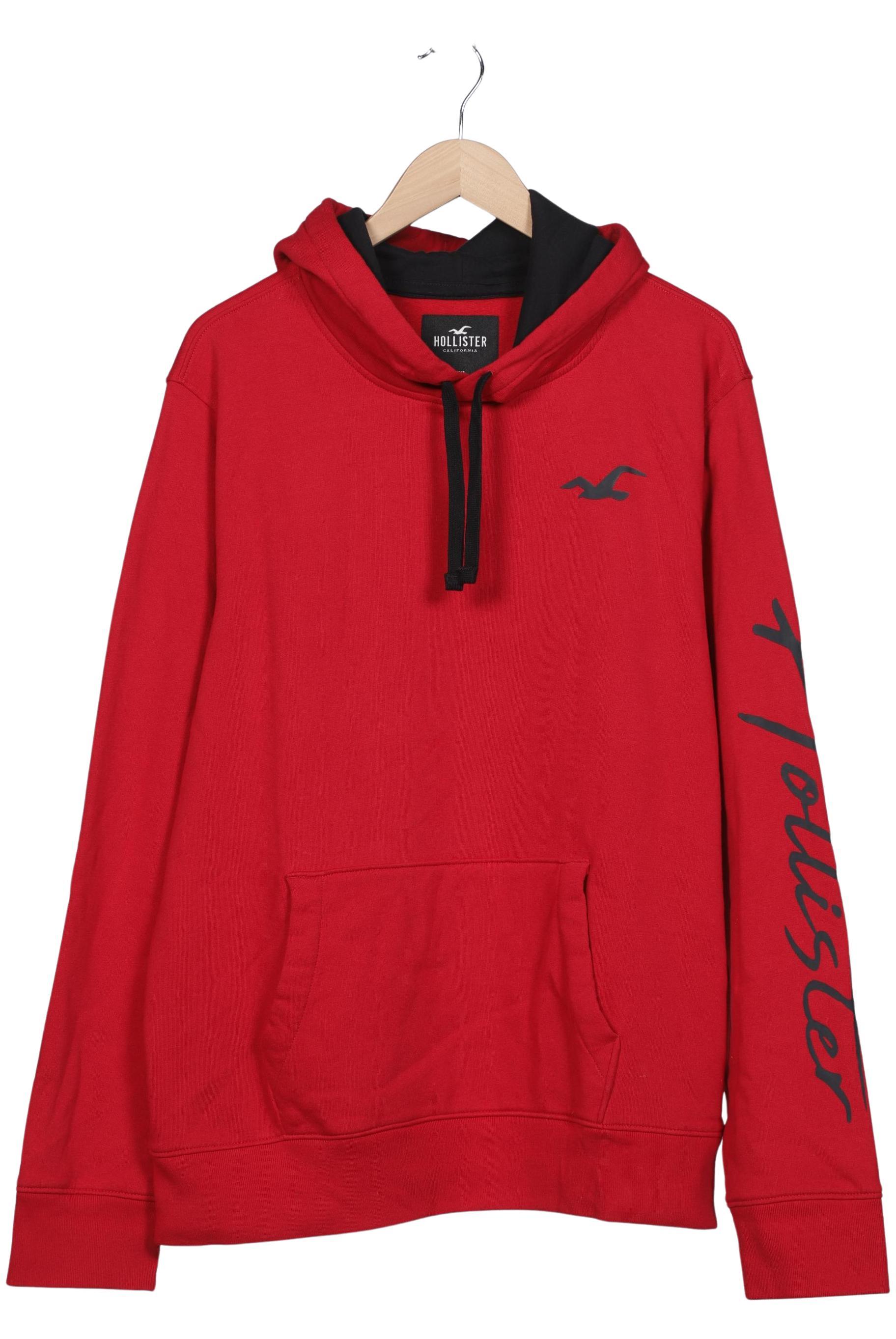 

Hollister Damen Kapuzenpullover, rot, Gr. 46