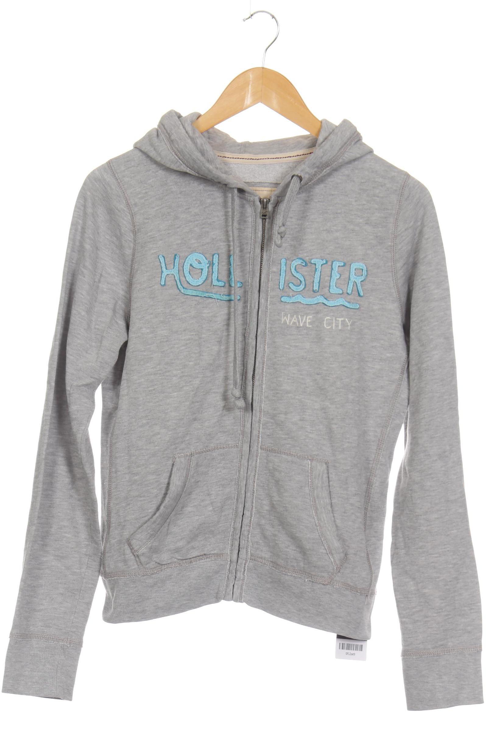 

Hollister Damen Kapuzenpullover, grau, Gr. 42