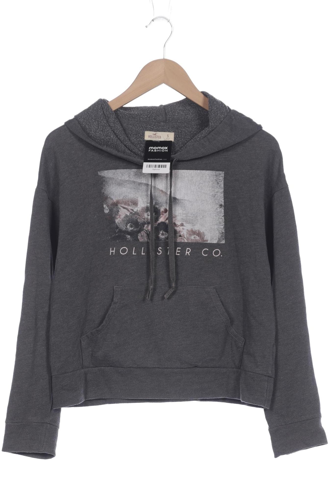 

Hollister Damen Kapuzenpullover, grau, Gr. 36