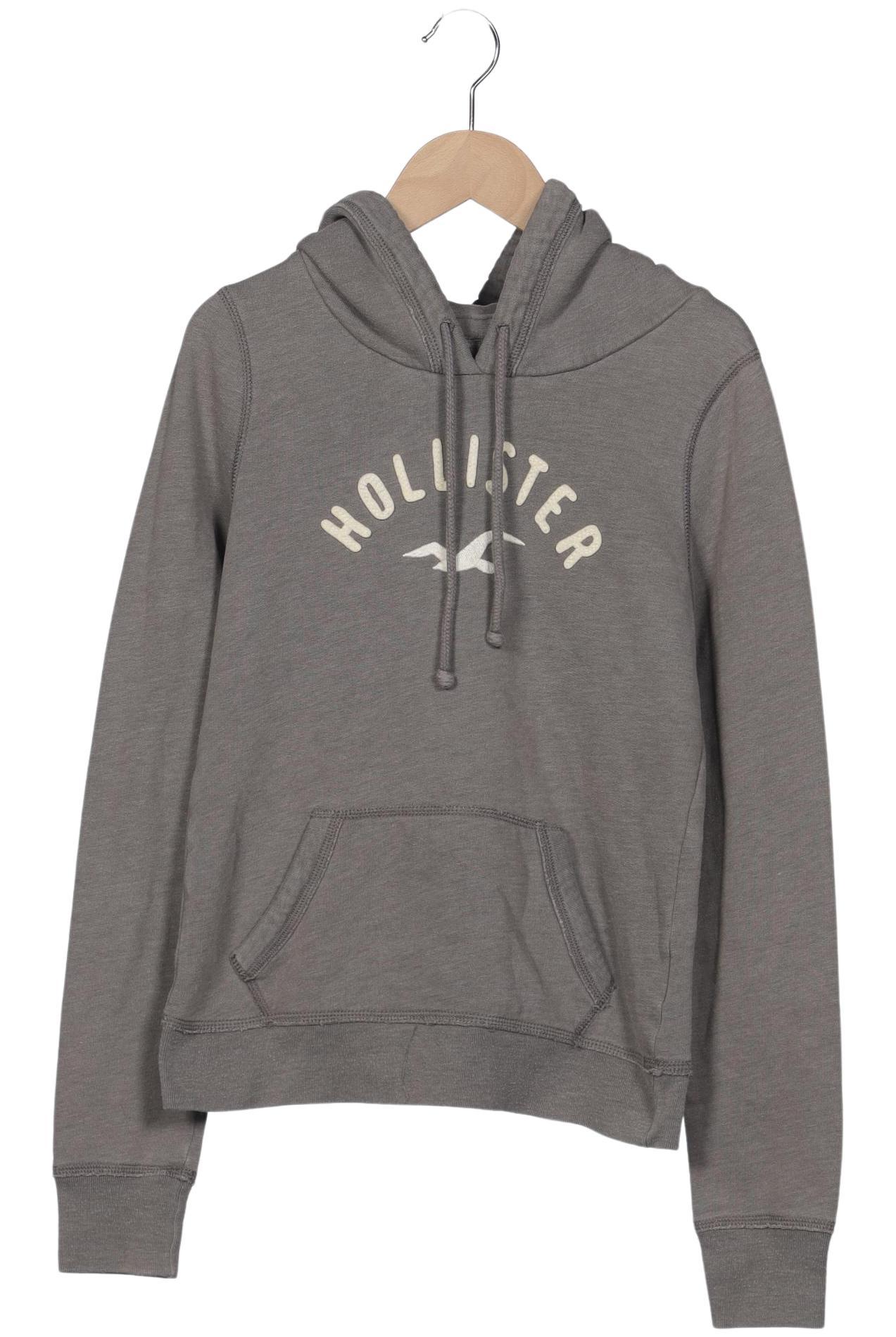 

Hollister Damen Kapuzenpullover, grau, Gr. 36