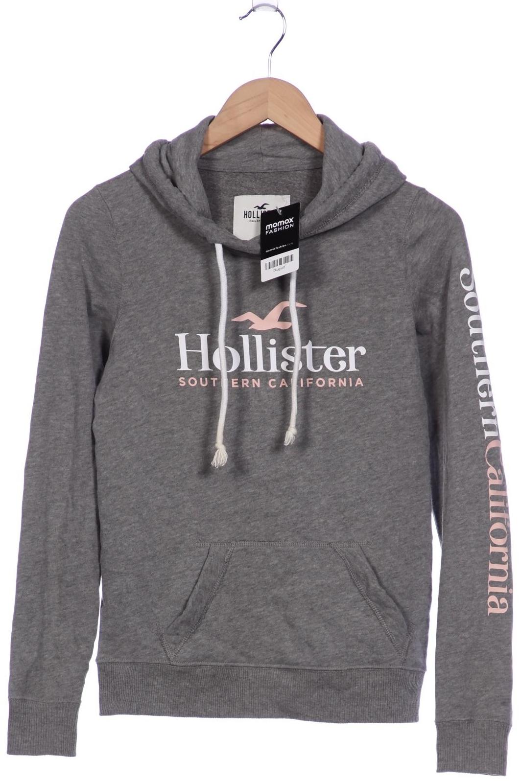 

Hollister Damen Kapuzenpullover, grau, Gr. 34