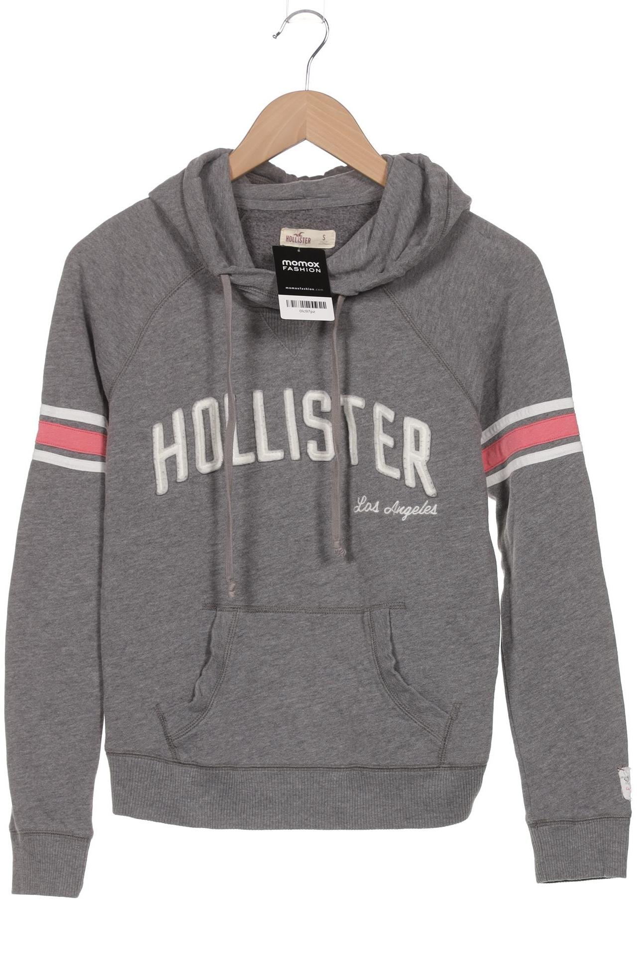 

Hollister Damen Kapuzenpullover, grau, Gr. 36